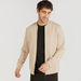 Solid Zip Through Bomber Jacket with Long Sleeves and Pockets-Jackets-thumbnail-4