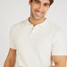 Textured Polo T-shirt with Short Sleeves-Polos-thumbnail-2