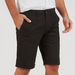 Solid Shorts with Pockets and Button Closure-Shorts-thumbnail-2