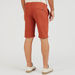 Solid Shorts with Pockets and Button Closure-Shorts-thumbnailMobile-3