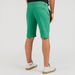 Solid Shorts with Pockets and Button Closure-Shorts-thumbnailMobile-3