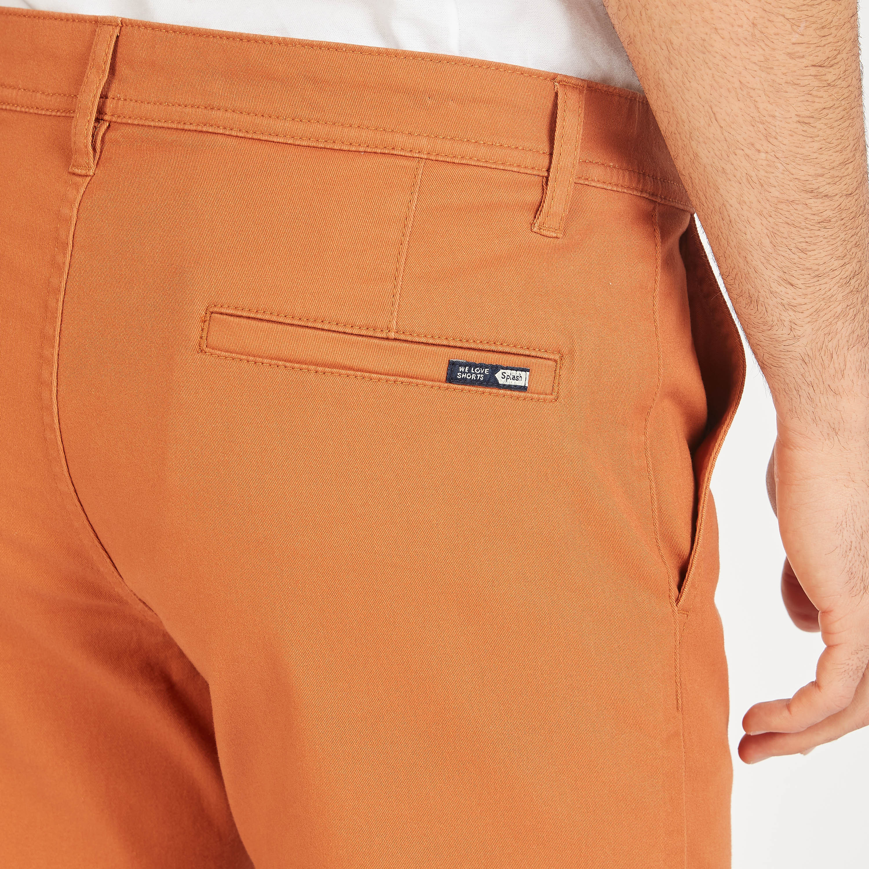 Solid Shorts with Button Closure and Pockets-men-clothing-bottoms-shorts-image-10