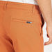 Solid Shorts with Button Closure and Pockets-Shorts-thumbnailMobile-4