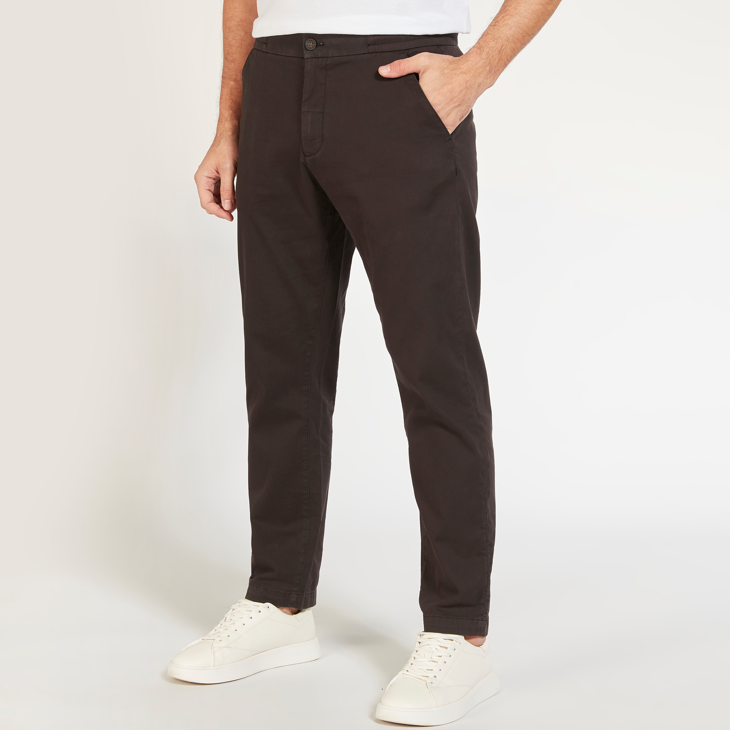 بنطلون شينو سادة بأزرار إغلاق-men-clothing-bottoms-trousersandchinos-chinos-image-5