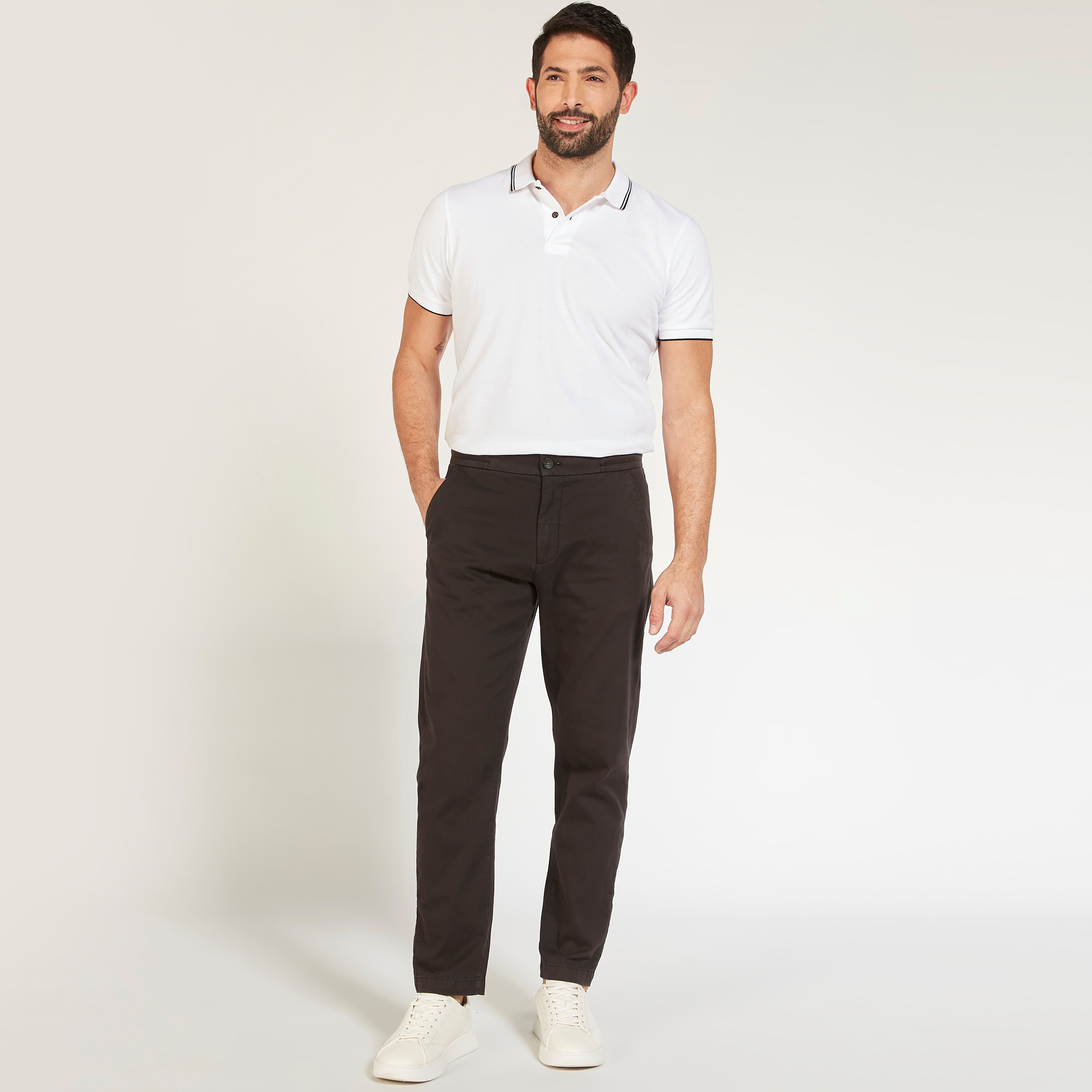 بنطلون شينو سادة بأزرار إغلاق-men-clothing-bottoms-trousersandchinos-chinos-image-6