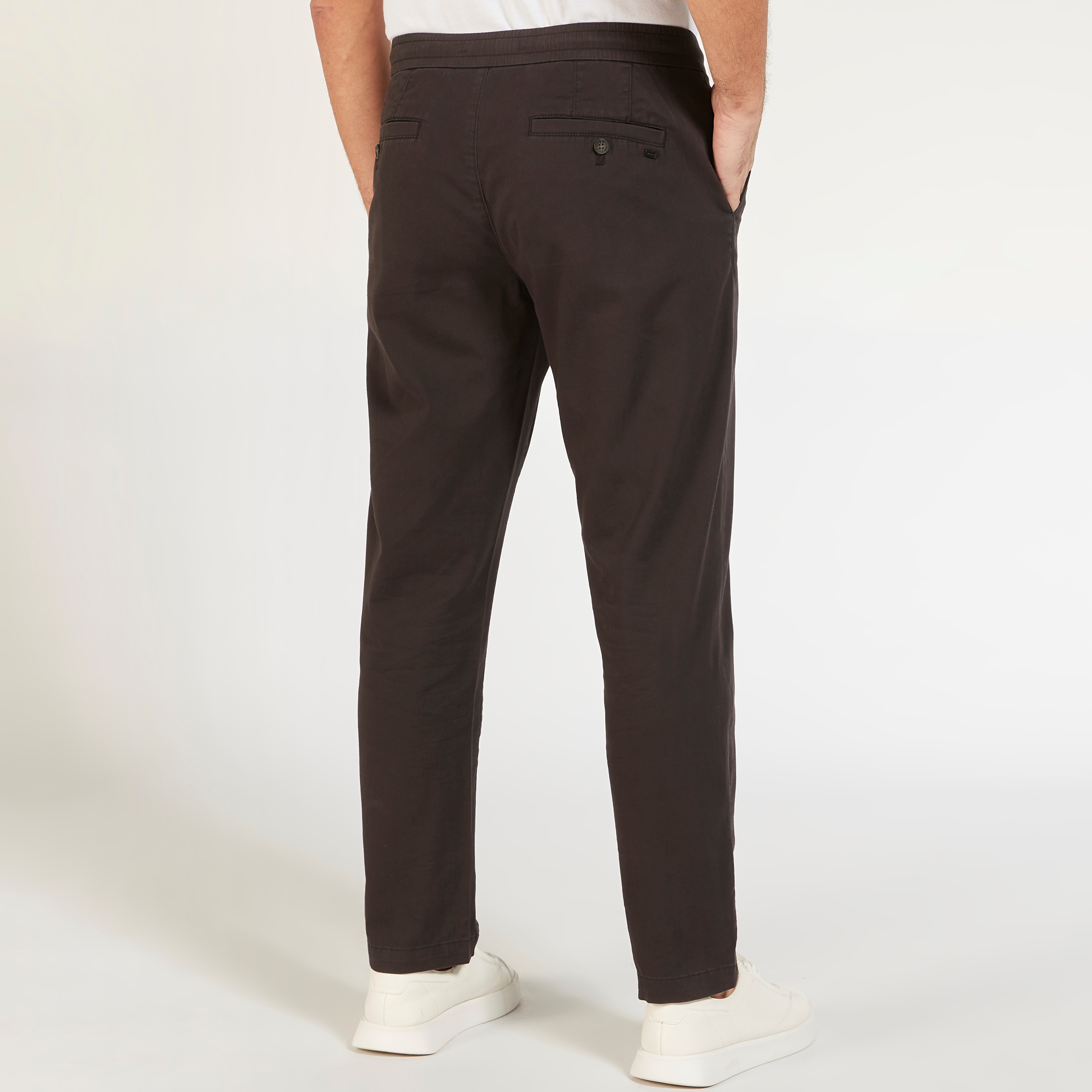 بنطلون شينو سادة بأزرار إغلاق-men-clothing-bottoms-trousersandchinos-chinos-image-8