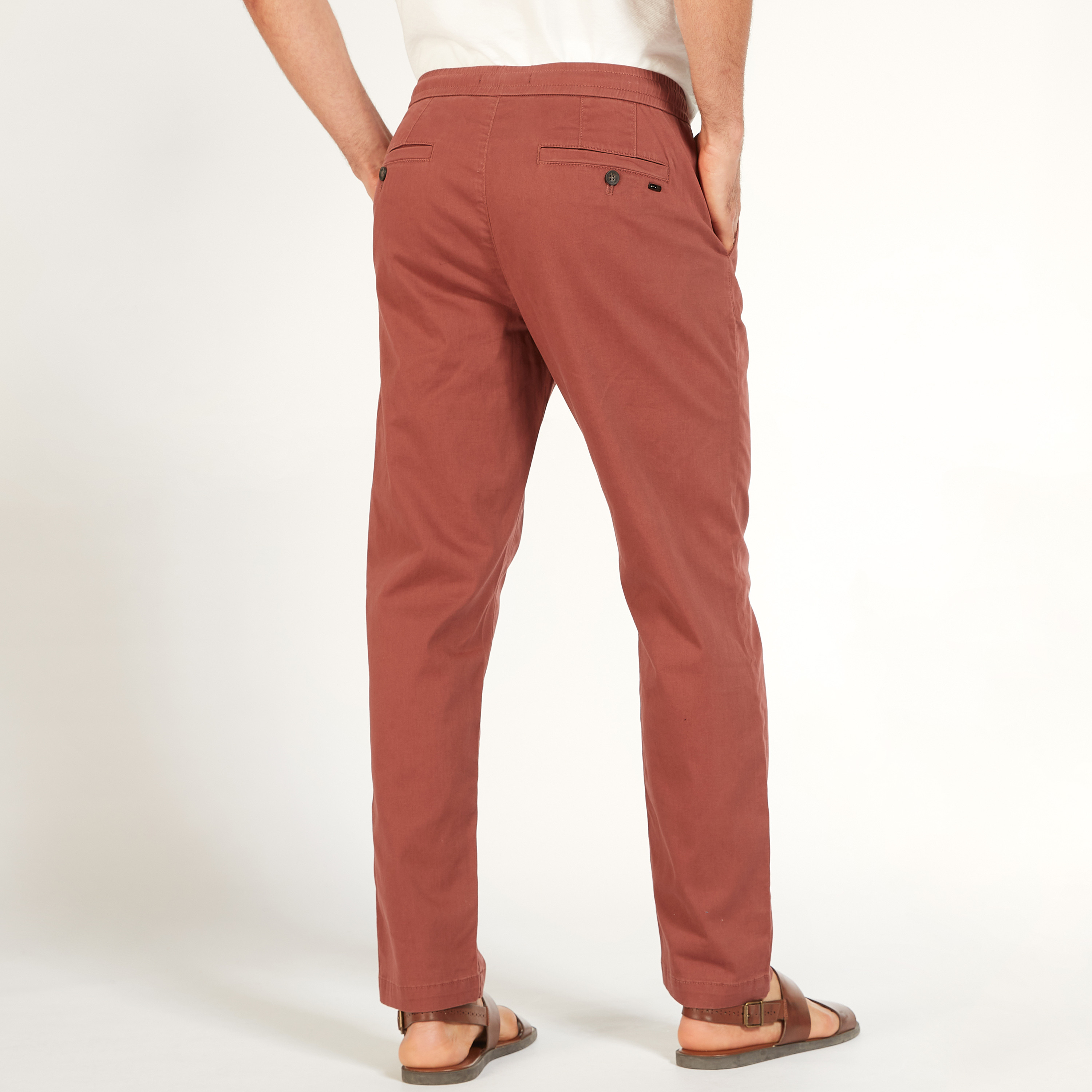بنطلون شينو سادة بأزرار إغلاق-men-clothing-bottoms-trousersandchinos-chinos-image-16
