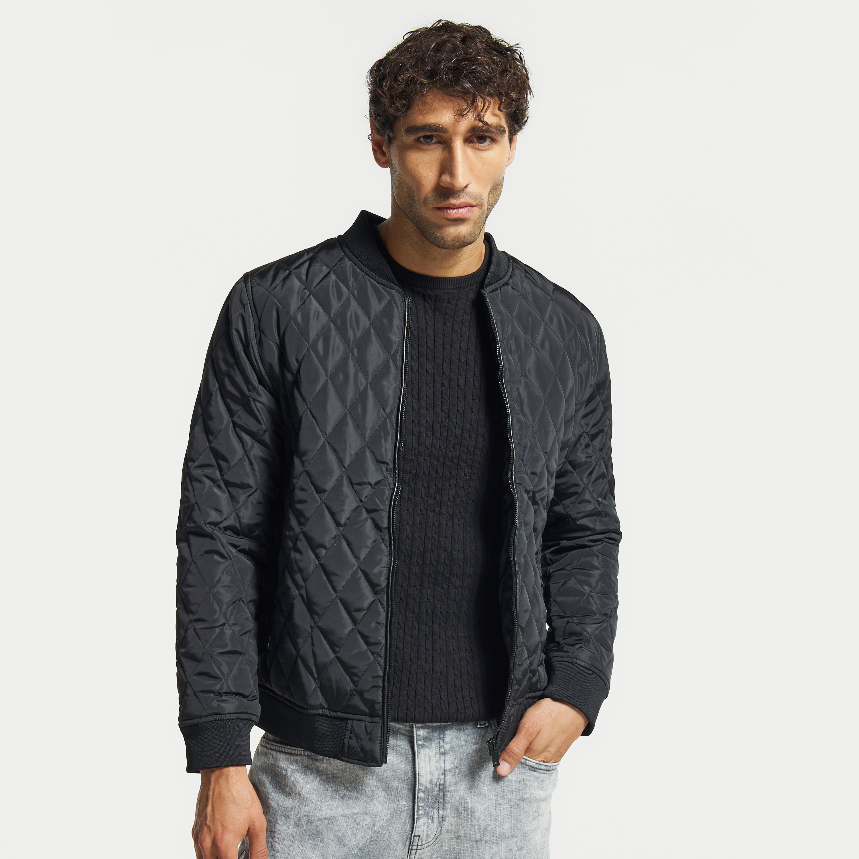 Padded bomber outlet jacket mens