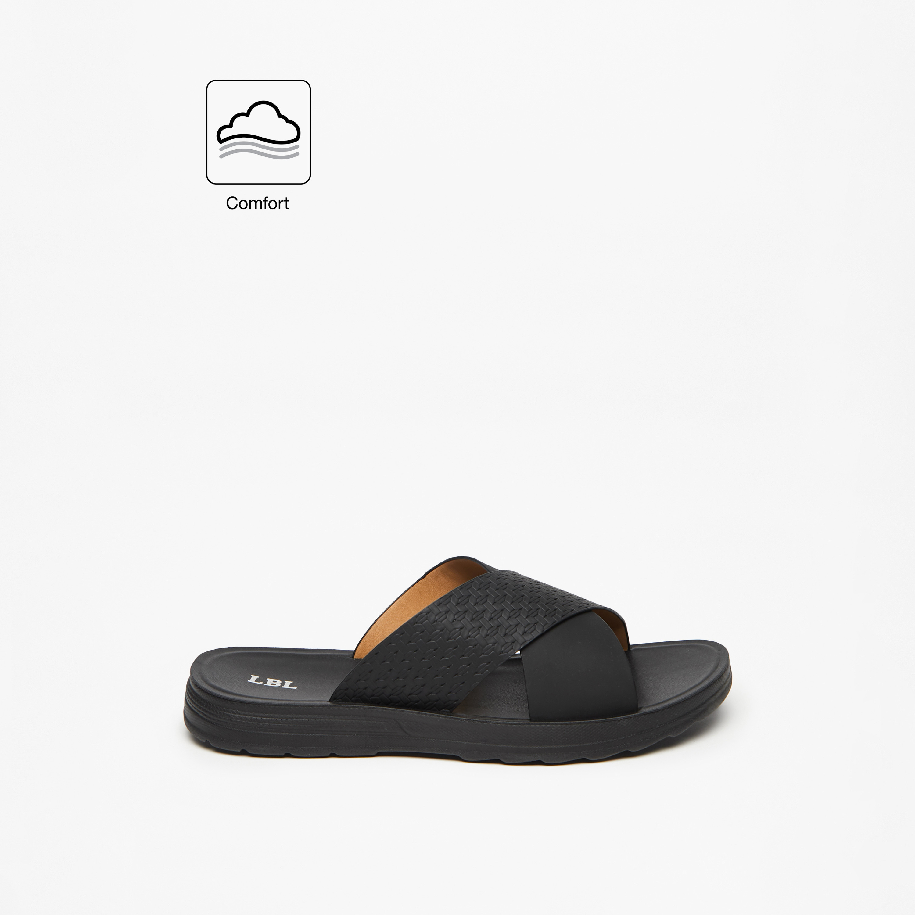 صندل مريح سهل الارتداء بارز الملمس للرجال من إل بي إل من شوإكسبريس-men-shoes-sandals-image-2