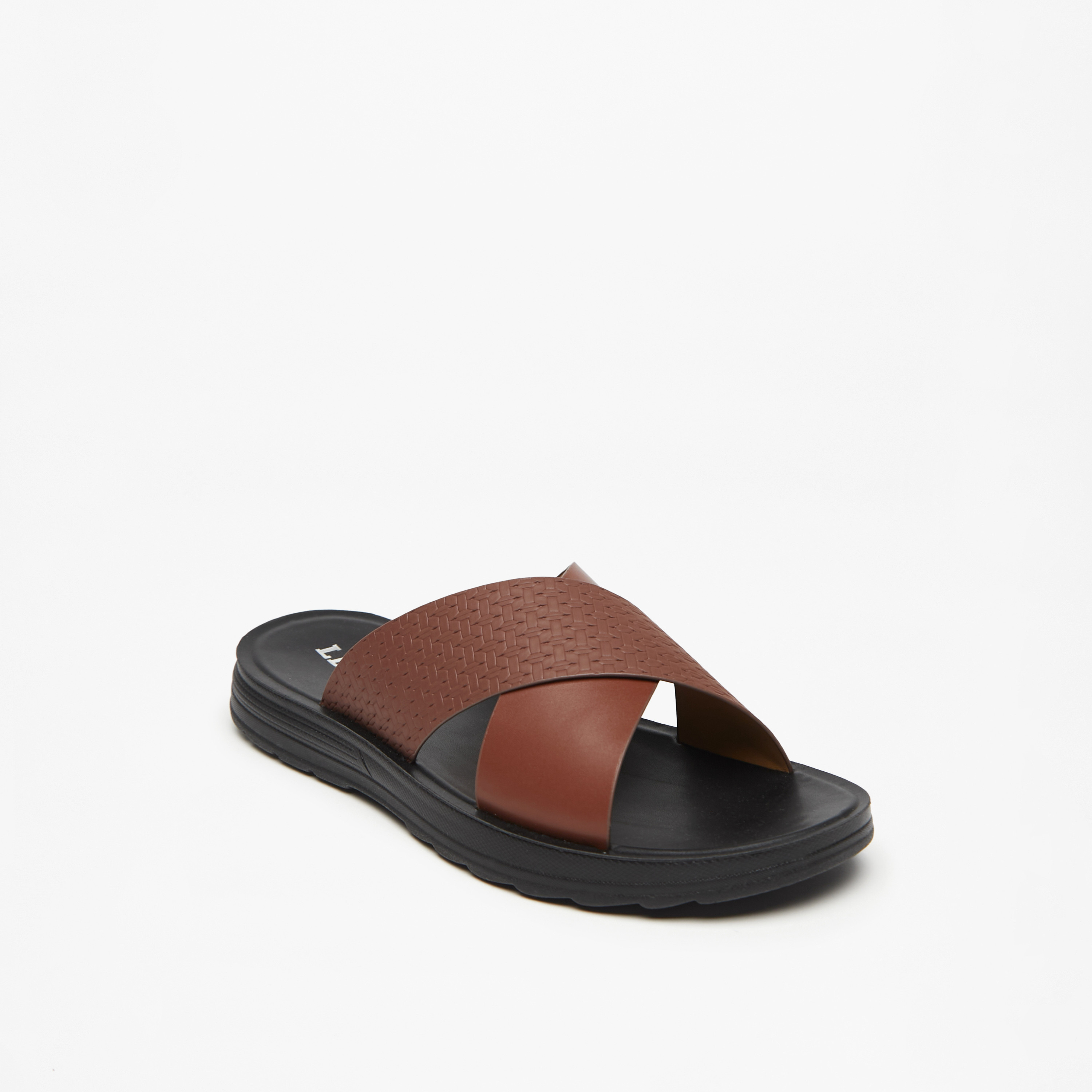 صندل مريح سهل الارتداء بارز الملمس للرجال من إل بي إل من شوإكسبريس-men-shoes-sandals-image-1