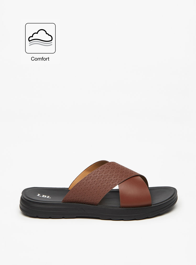 صندل مريح سهل الارتداء بارز الملمس للرجال من إل بي إل من شوإكسبريس-men-shoes-sandals-image-2