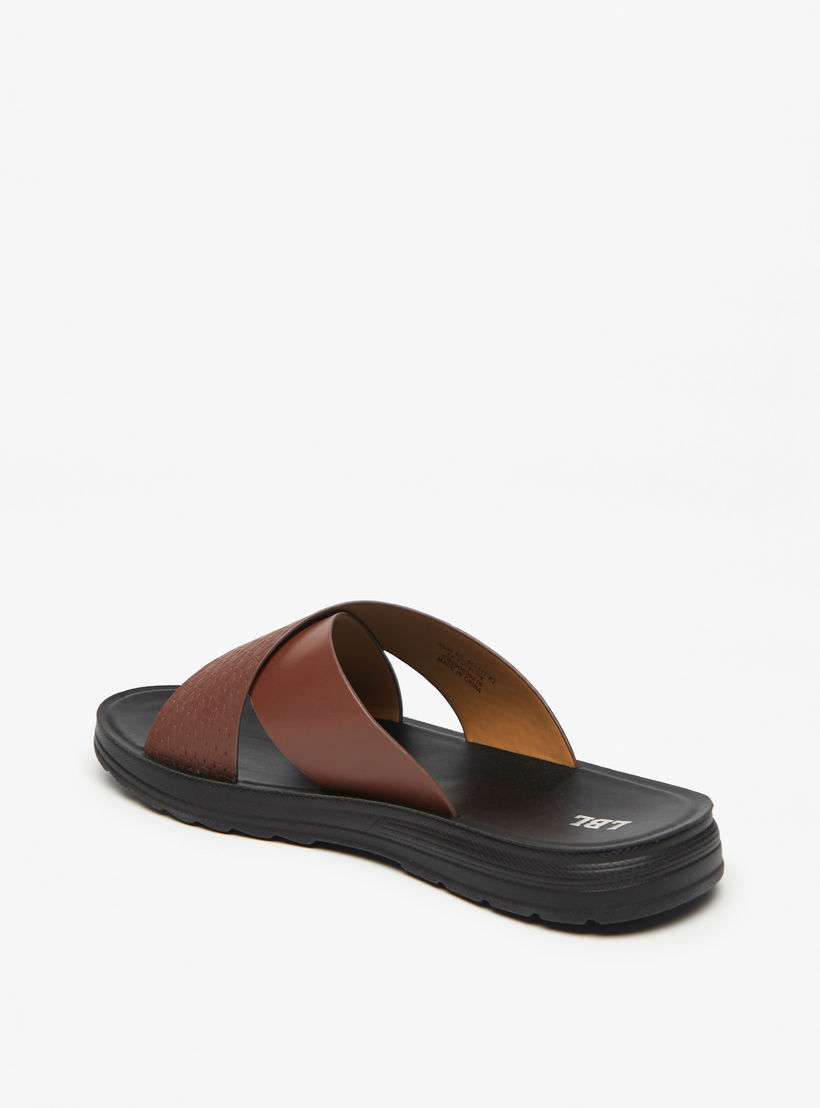 صندل مريح سهل الارتداء بارز الملمس للرجال من إل بي إل من شوإكسبريس-men-shoes-sandals-image-3