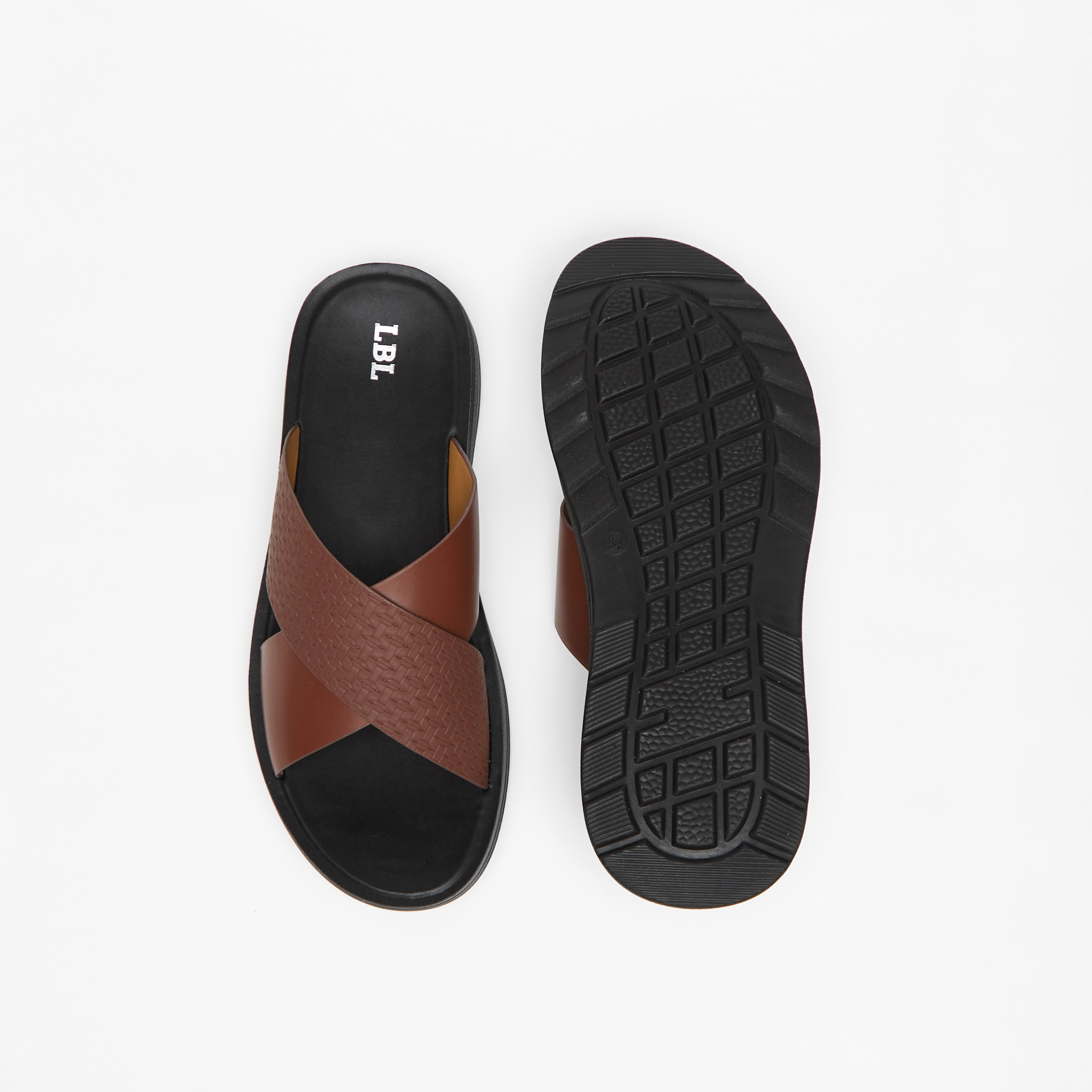 صندل مريح سهل الارتداء بارز الملمس للرجال من إل بي إل من شوإكسبريس-men-shoes-sandals-image-4