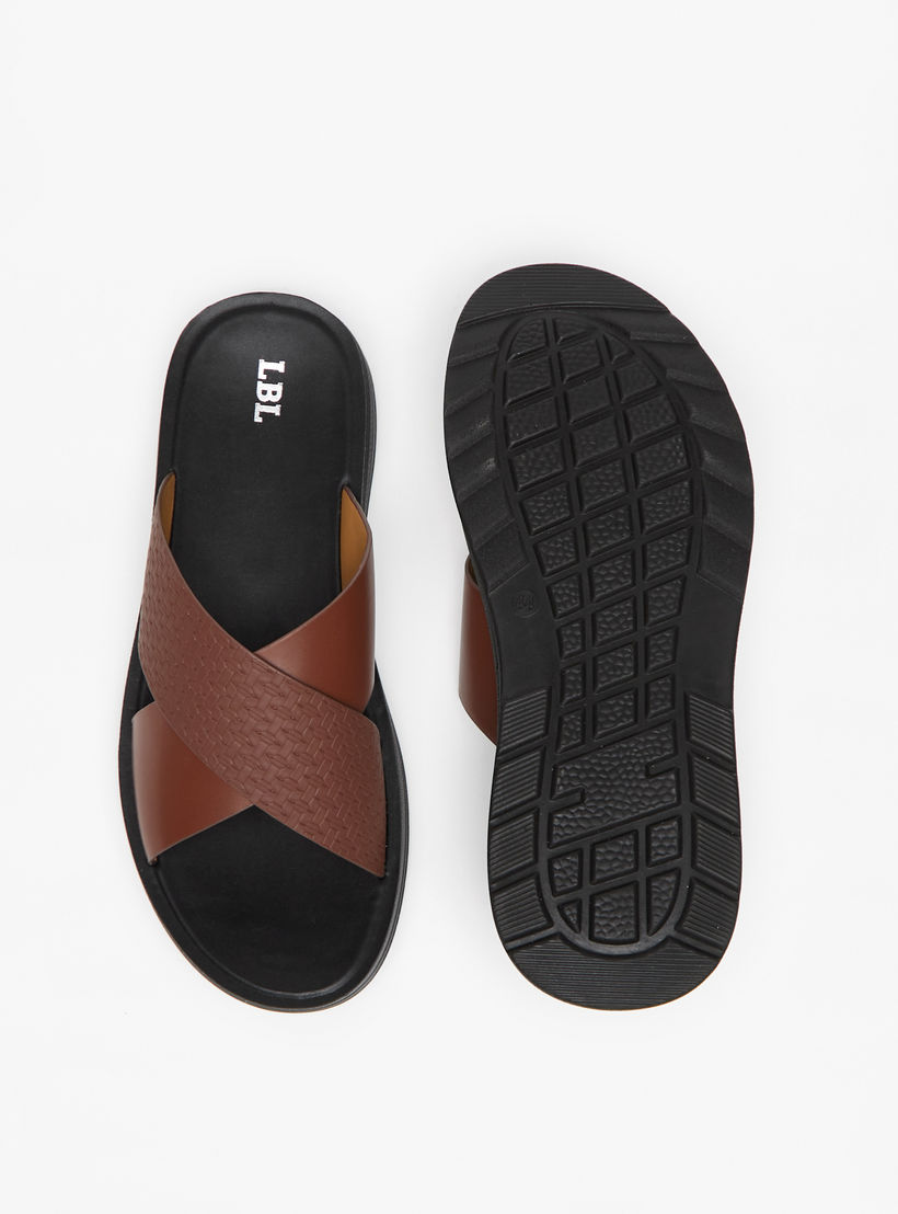 صندل مريح سهل الارتداء بارز الملمس للرجال من إل بي إل من شوإكسبريس-men-shoes-sandals-image-4