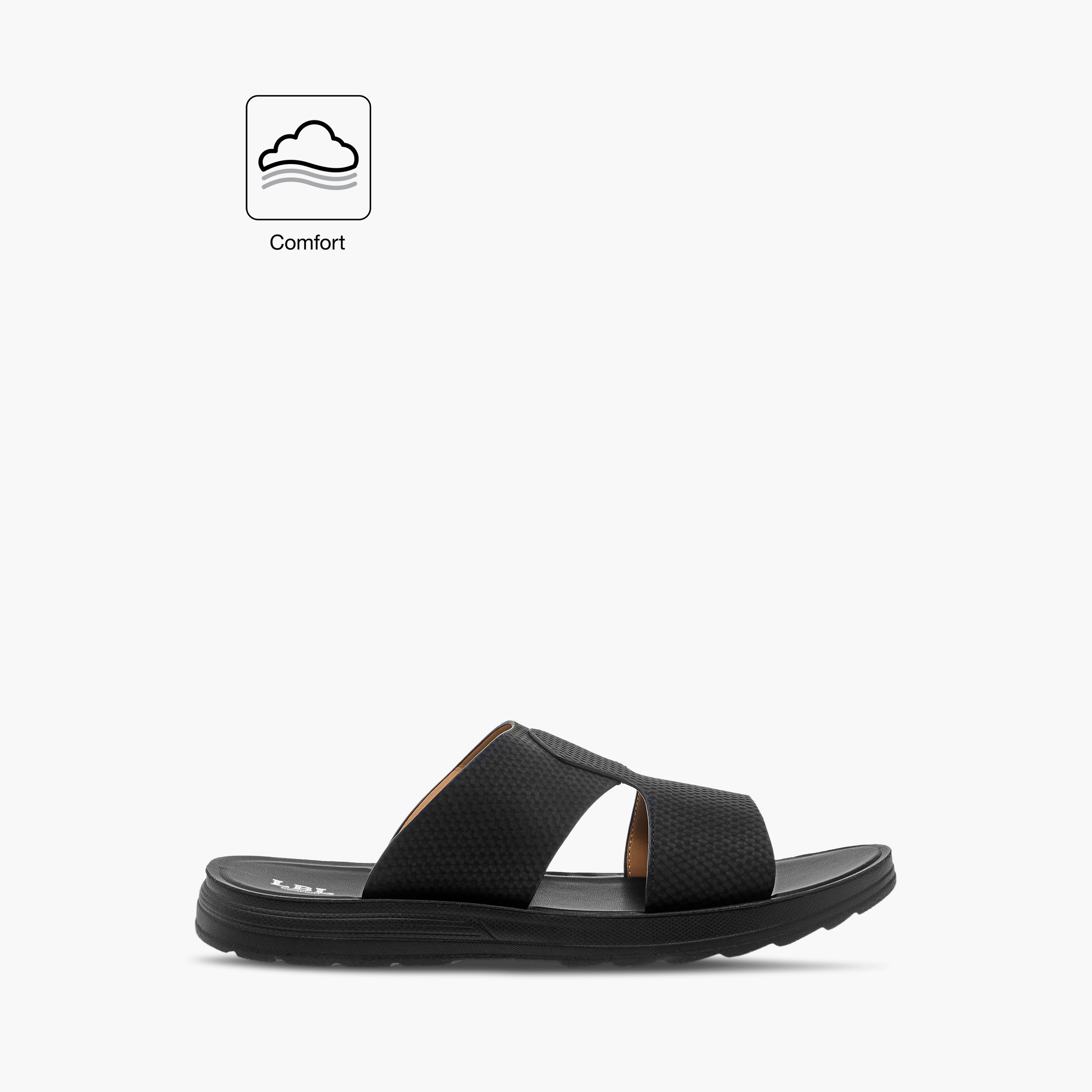 صندل عربي مريح سهل الارتداء بارز الملمس من إل بي إل من شو إكسبرس-men-shoes-sandals-image-2