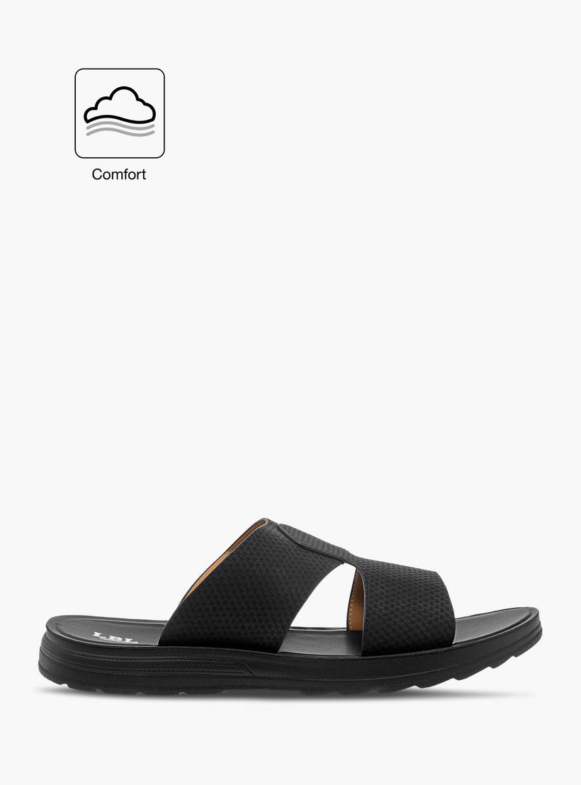 صندل عربي مريح سهل الارتداء بارز الملمس من إل بي إل من شو إكسبرس-men-shoes-sandals-image-2