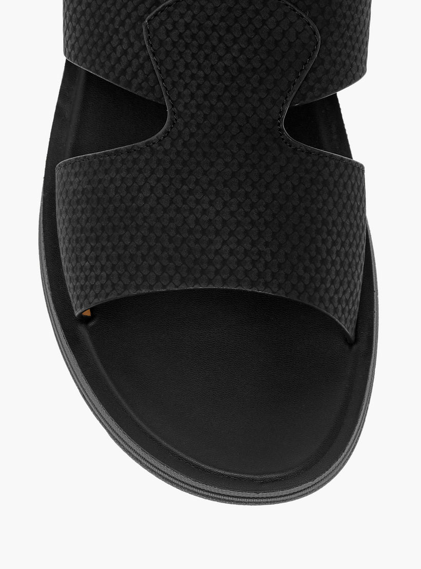 صندل عربي مريح سهل الارتداء بارز الملمس من إل بي إل من شو إكسبرس-men-shoes-sandals-image-3