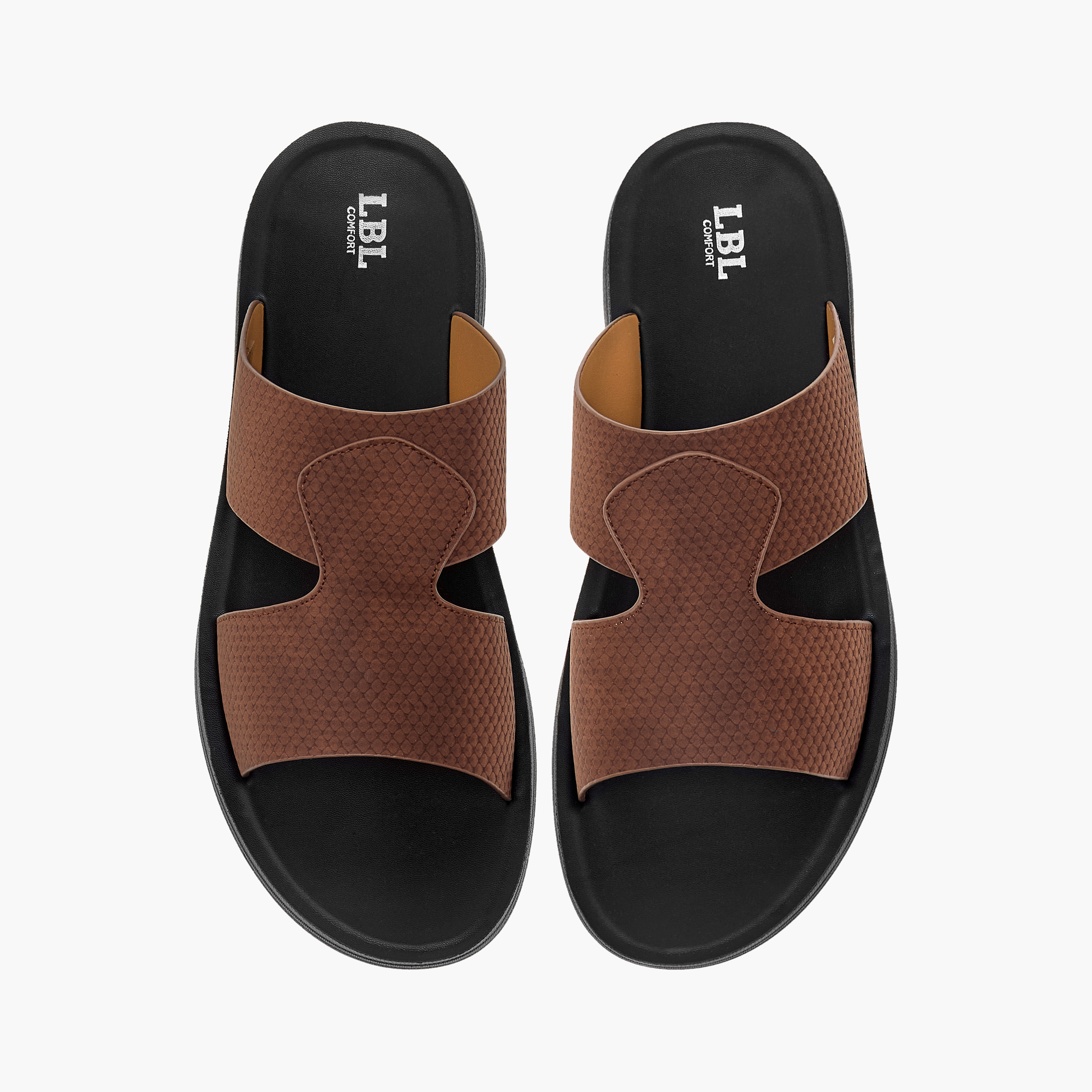 LBL by Shoexpress Textured Slip-On Comfort Arabic Sandals-men-shoes-sandals-image-1