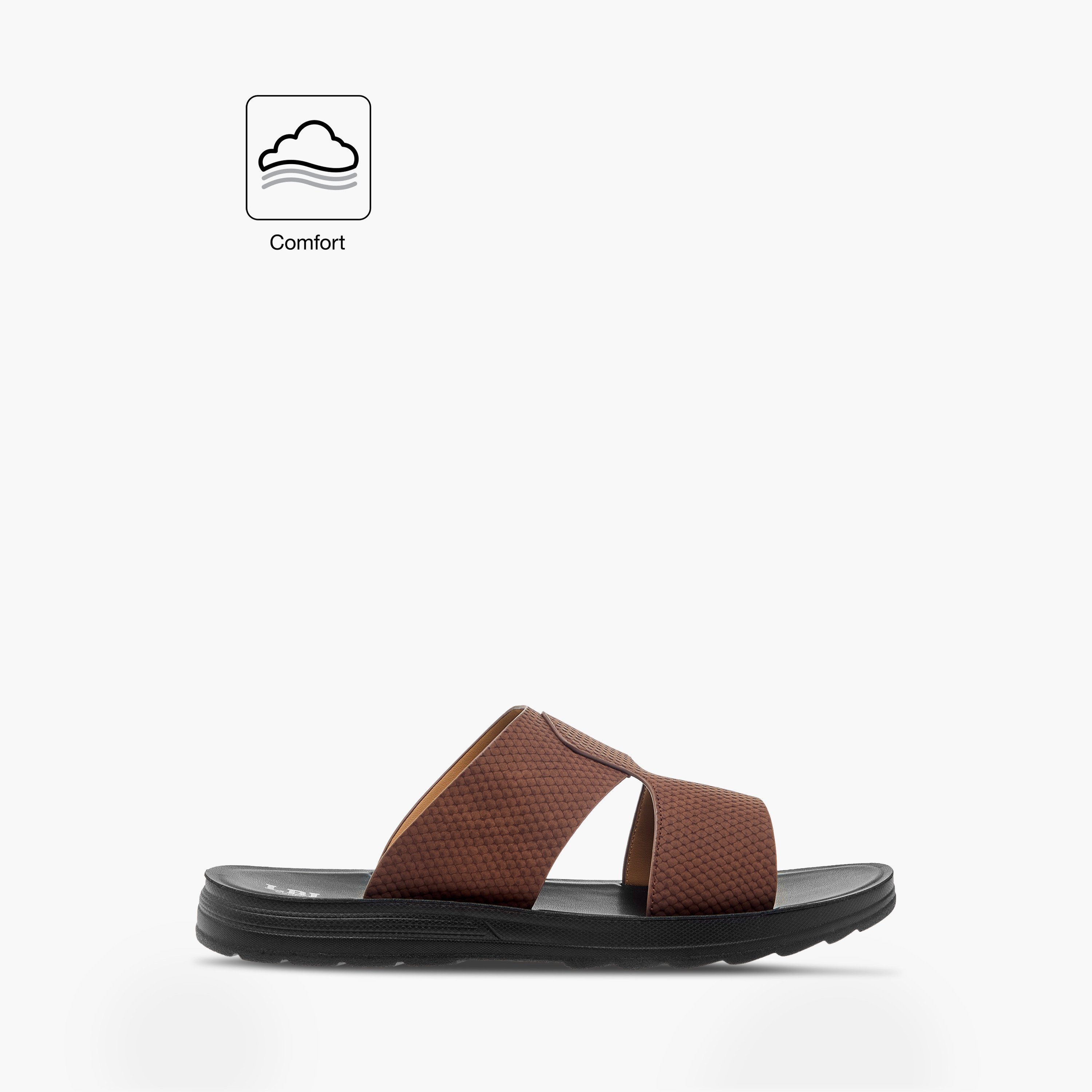 LBL by Shoexpress Textured Slip-On Comfort Arabic Sandals-men-shoes-sandals-image-2