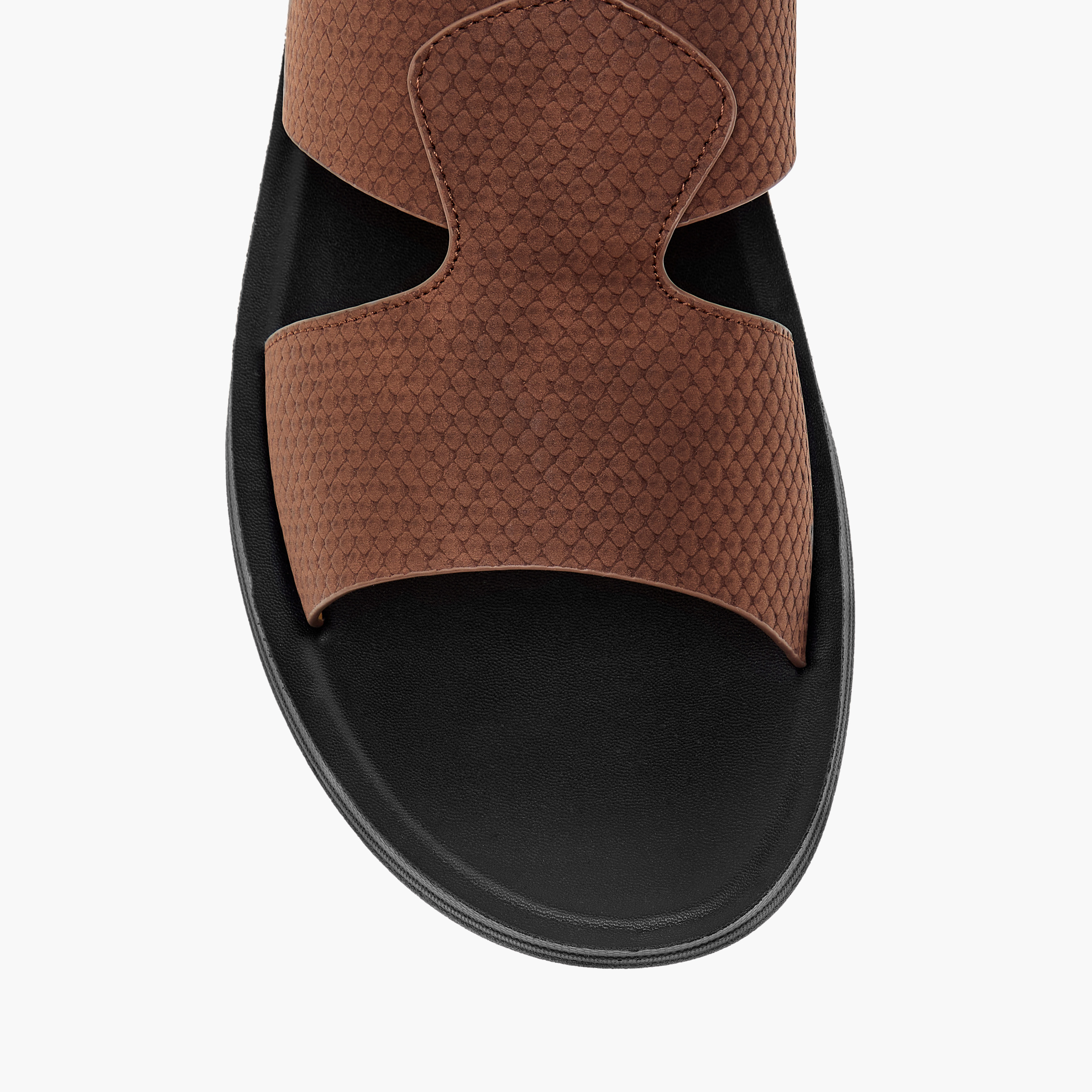 LBL by Shoexpress Textured Slip-On Comfort Arabic Sandals-men-shoes-sandals-image-3