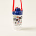 Mickey Mouse Print Canteen Bottle with Cap and Strap - 440 ml-Mealtime Essentials-thumbnail-1