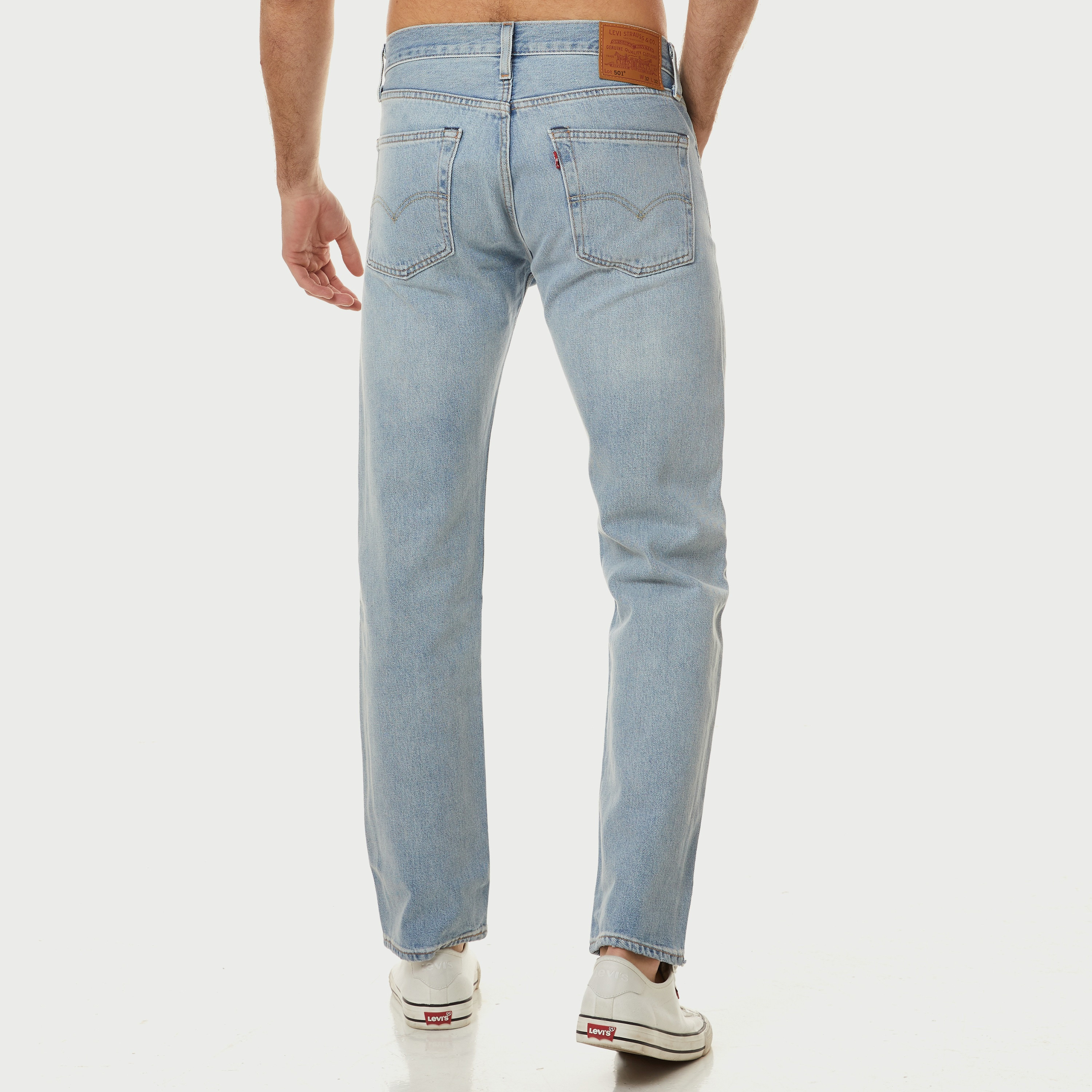 Levi's Blue Straight Fit Mid Rise Jeans-men-clothing-bottoms-jeans-image-3