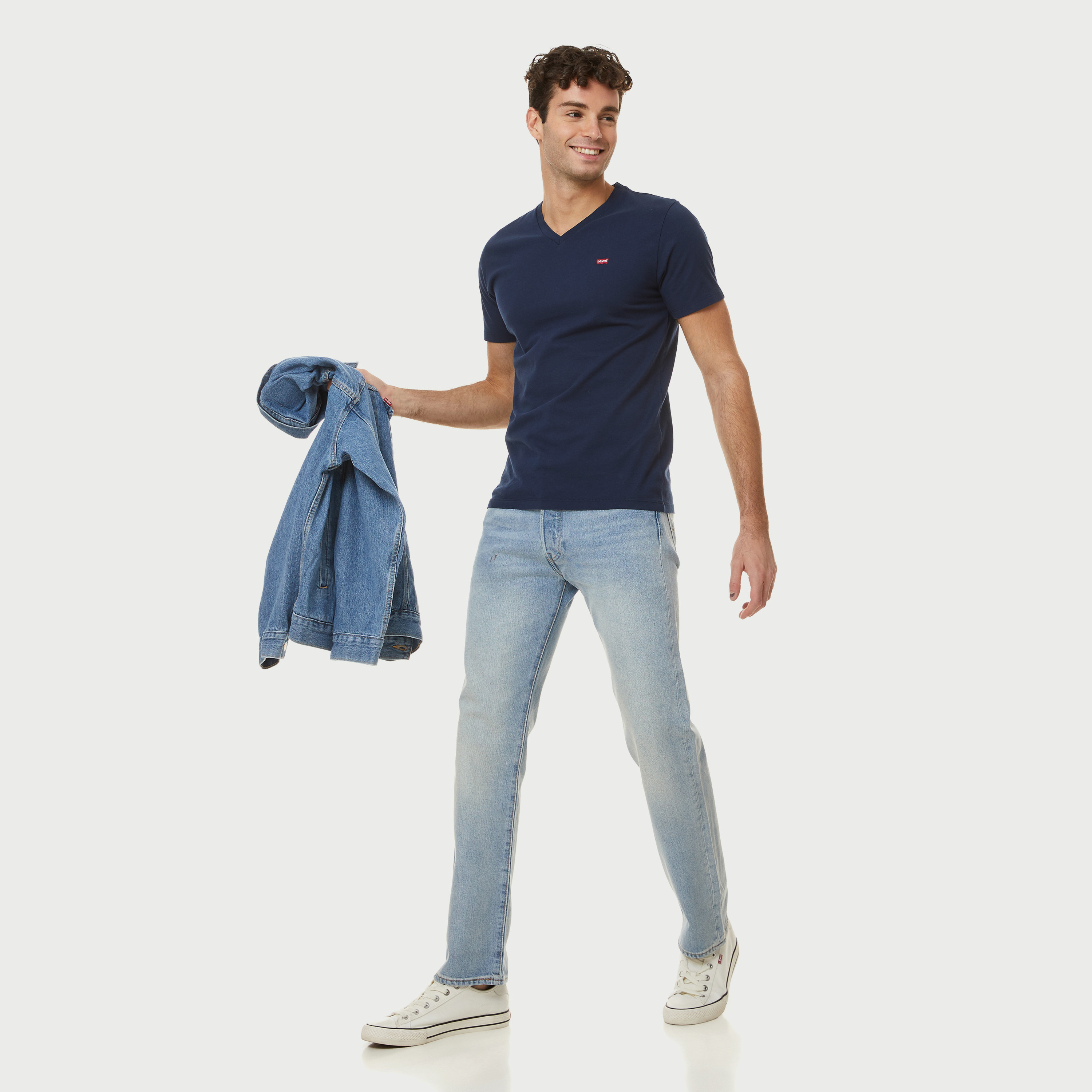 بنطال جينز من ليفايز بمتوسط الارتفاع مع ستريت فت بلون ازرق-men-clothing-bottoms-jeans-image-5