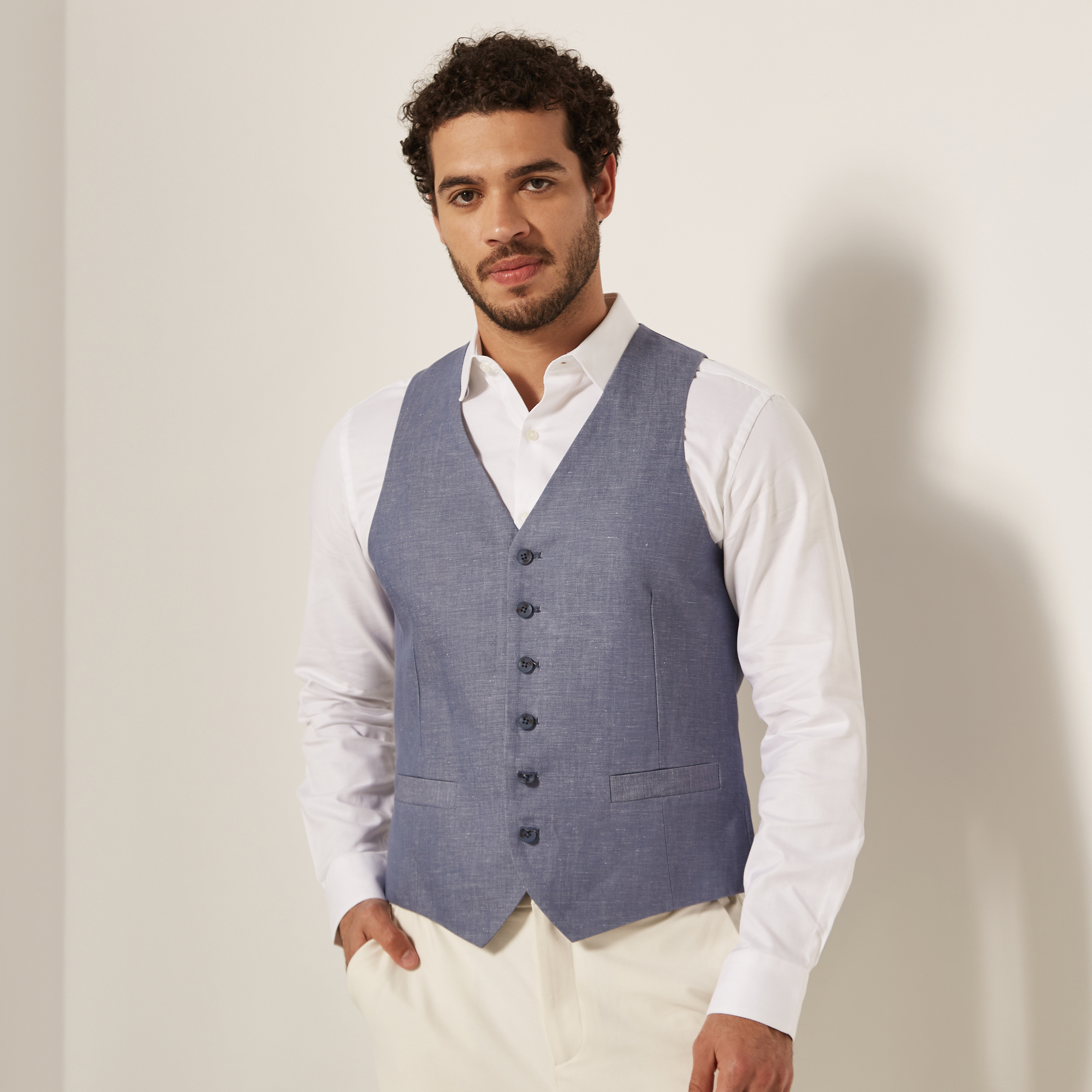 Mens waistcoat sales with pockets