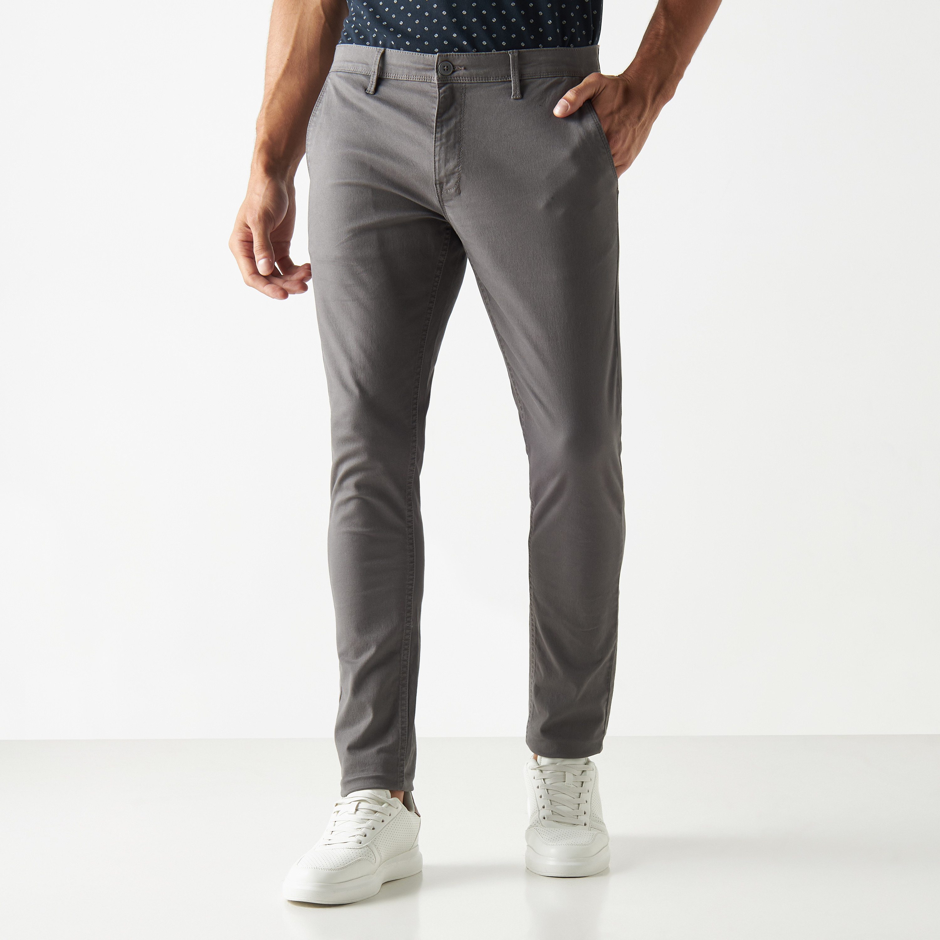 Regular Fit Chinos with Pockets-men-clothing-trousersandchinos-chinos-image-1