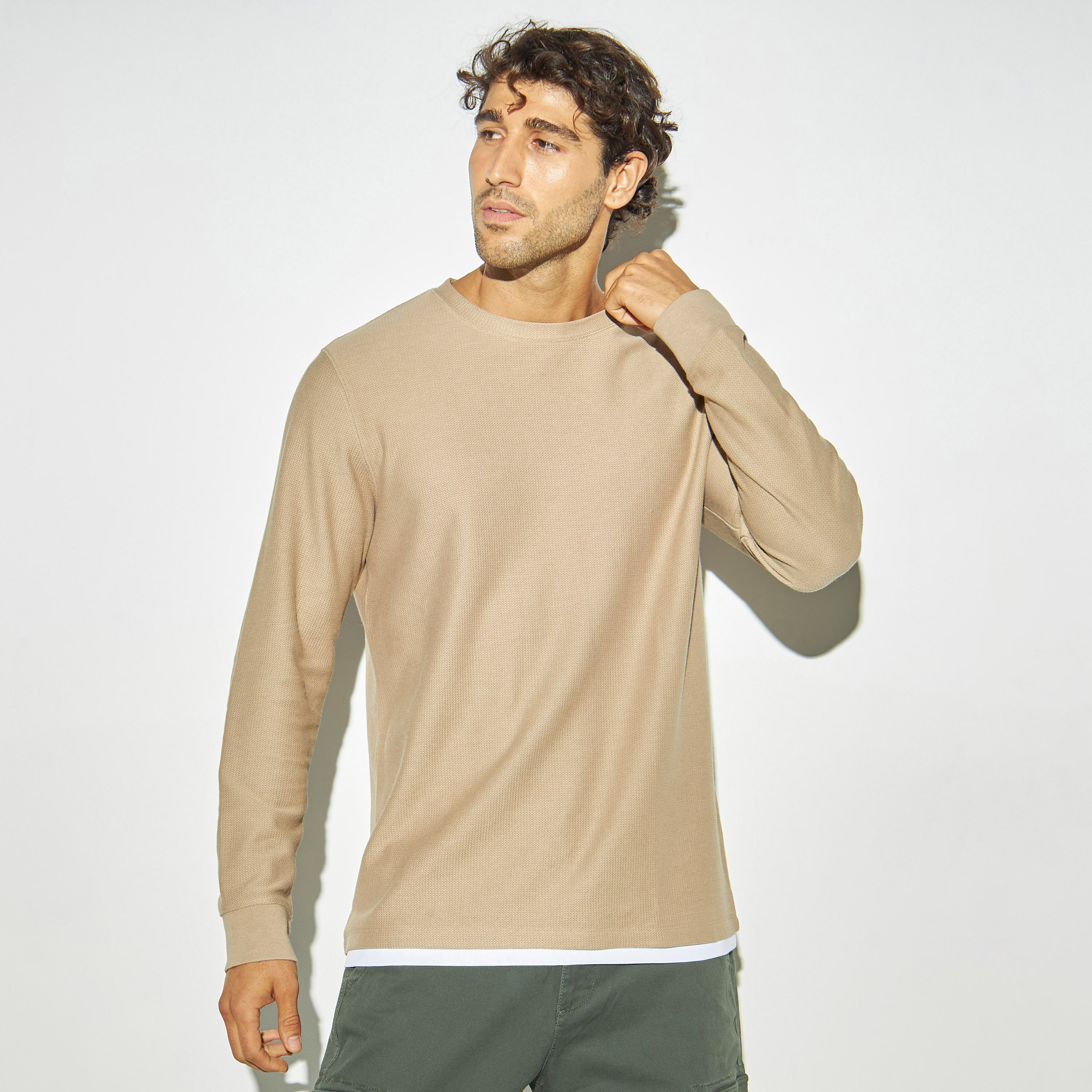 Buy crew neck top sweatshirts