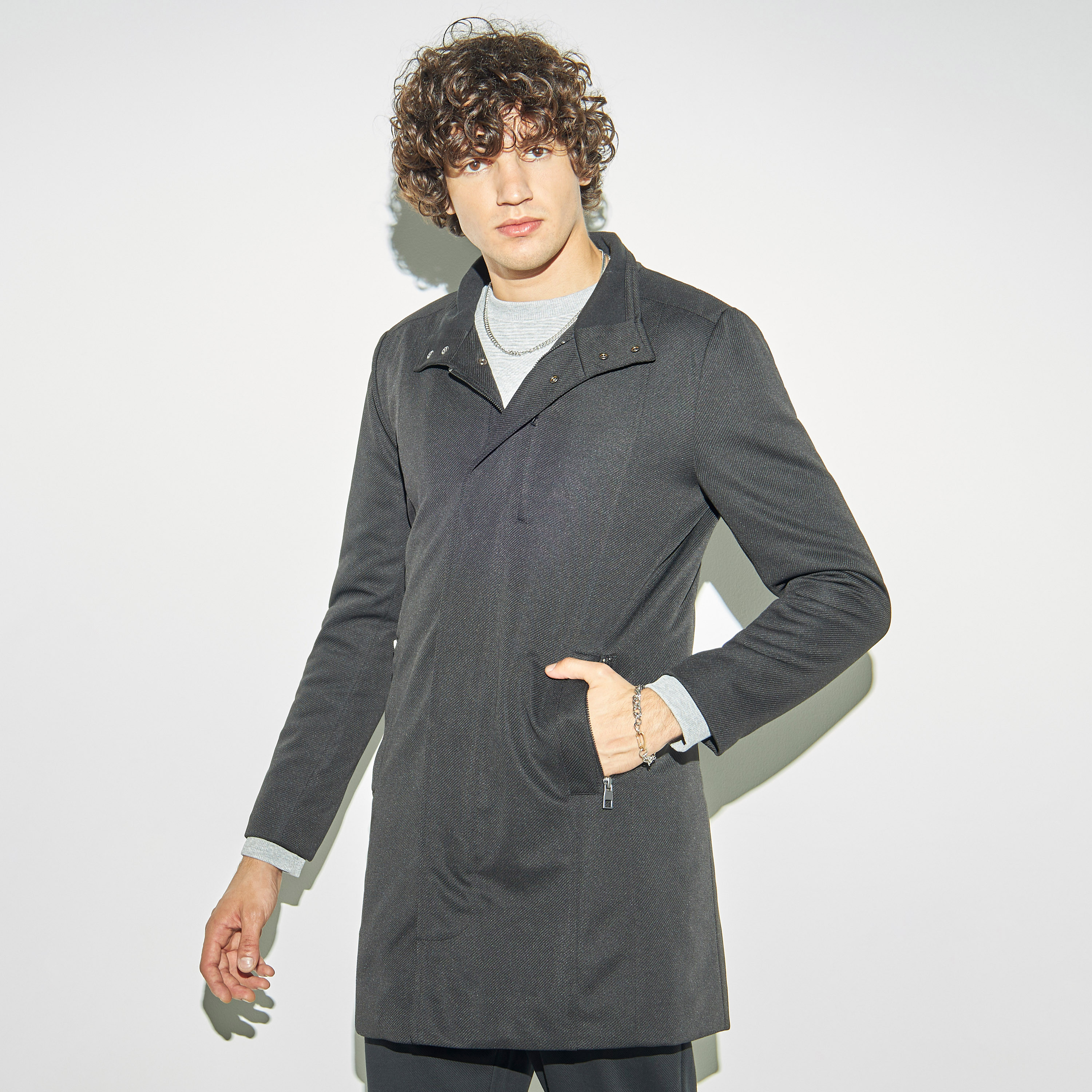 Textured overcoat 2025