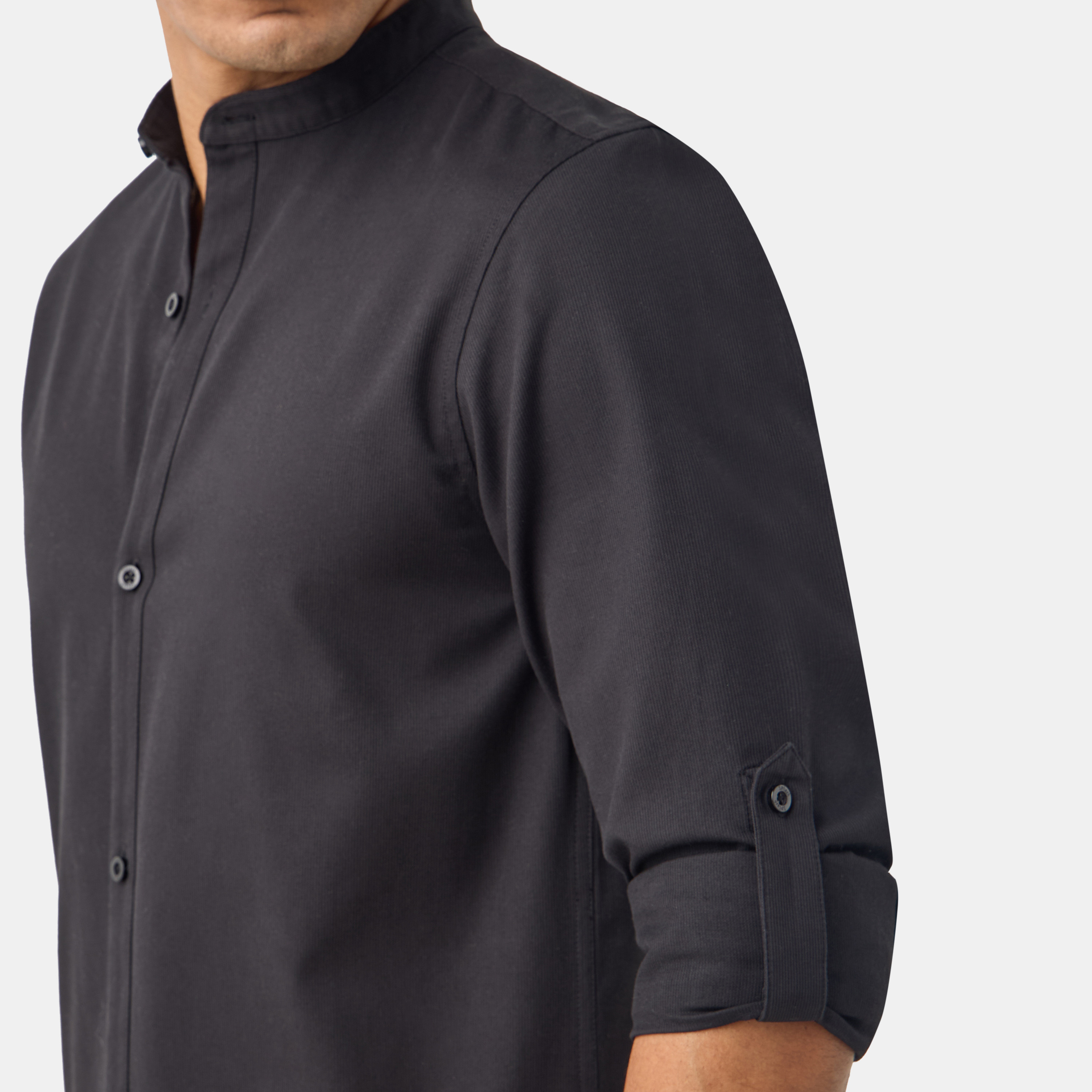 قميص بقصة عادية وياقة وأكمام طويلة-men-clothing-shirts-image-4