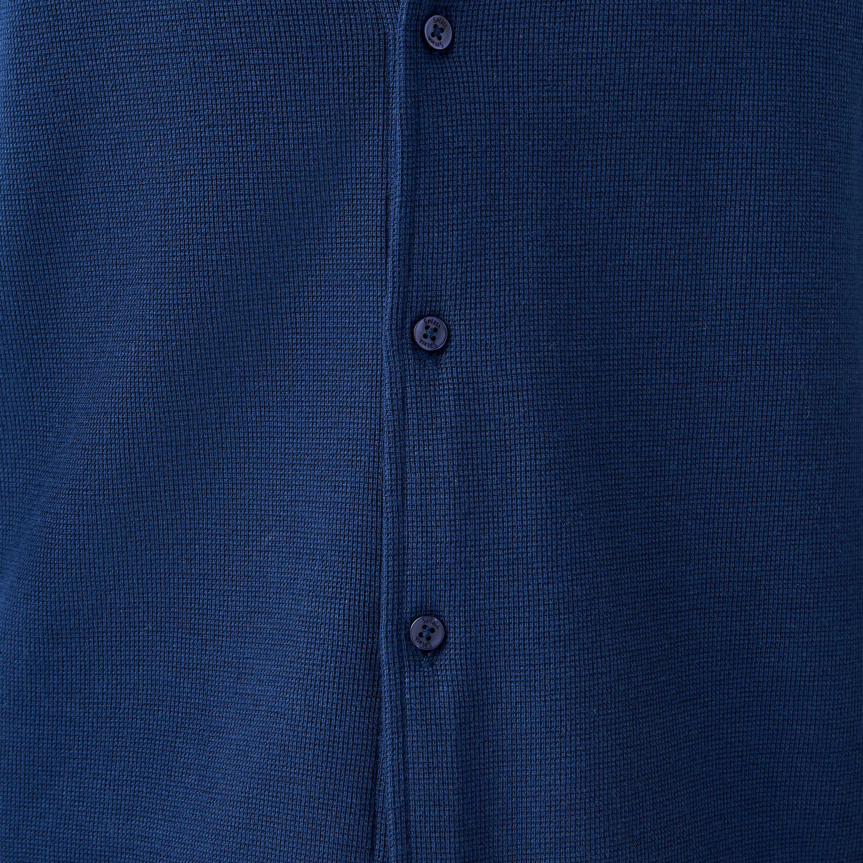 Slim Fit Textured Shirt with Collar and Short Sleeves-men-clothing-shirts-image-11