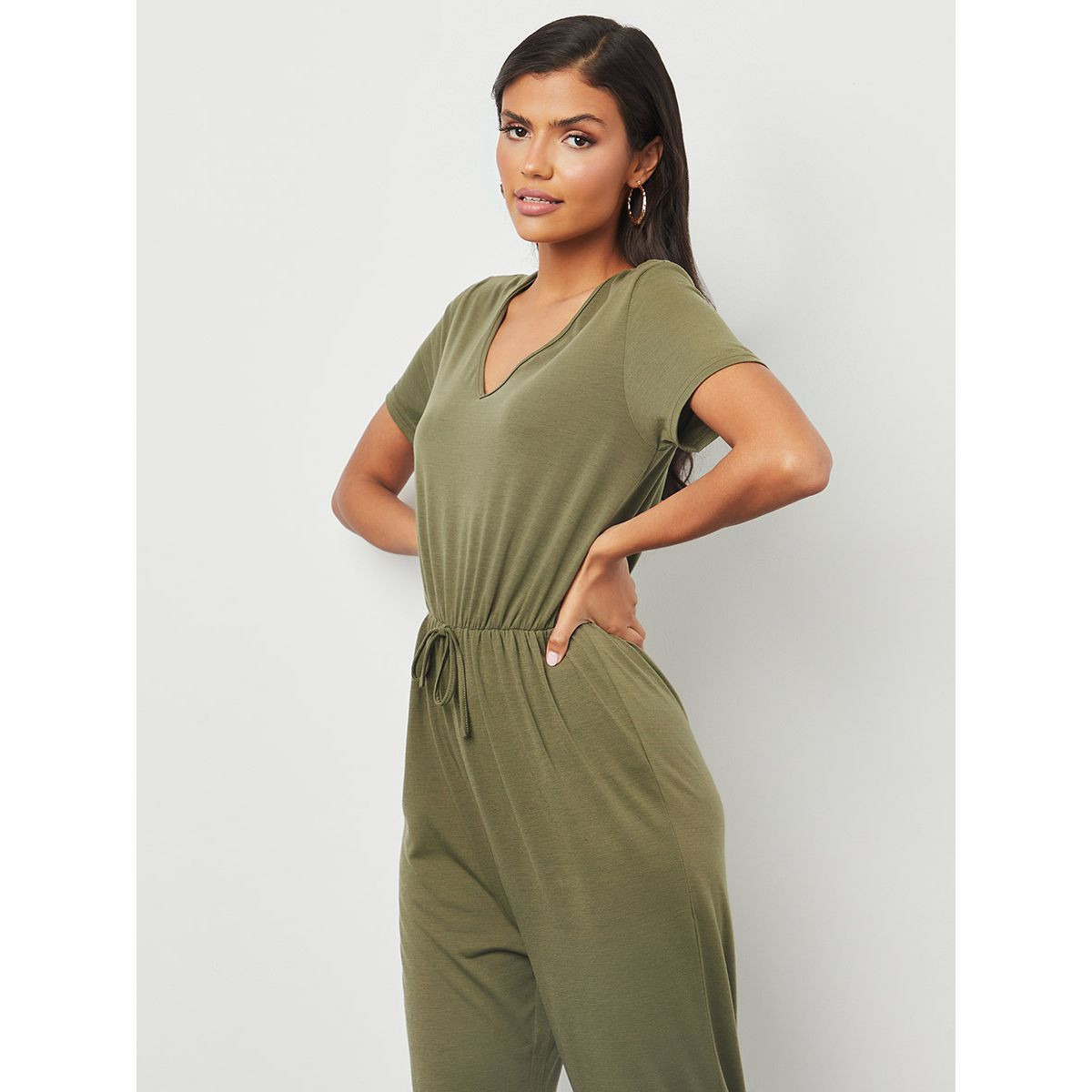افرول باربطة مع اكمام قصيرة من ستايلي-women-clothing-jumpsuits-image-2