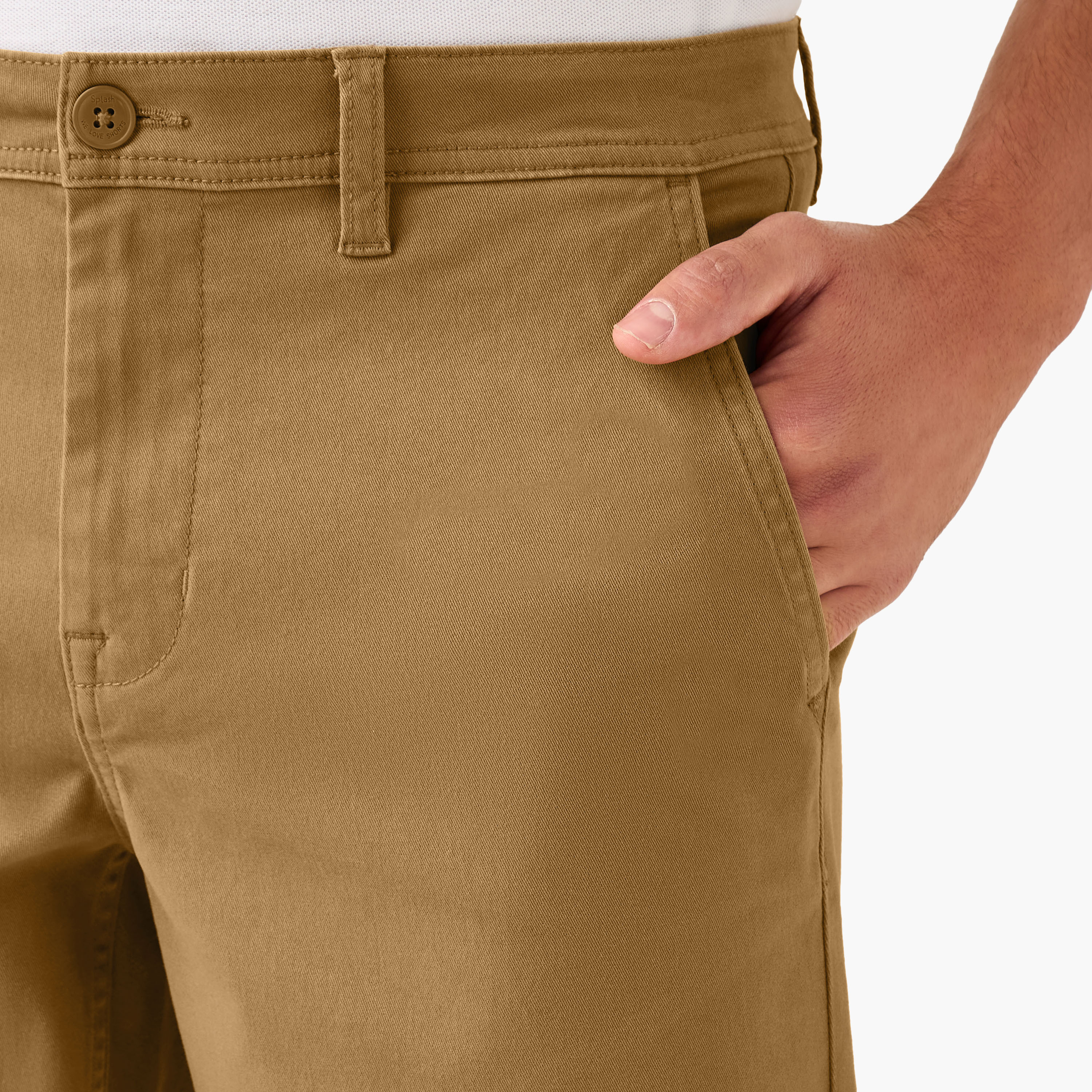 شورت بقصة عادية وخصر متوسط مع جيوب وإغلاق بأزرار-men-clothing-bottoms-shorts-image-19