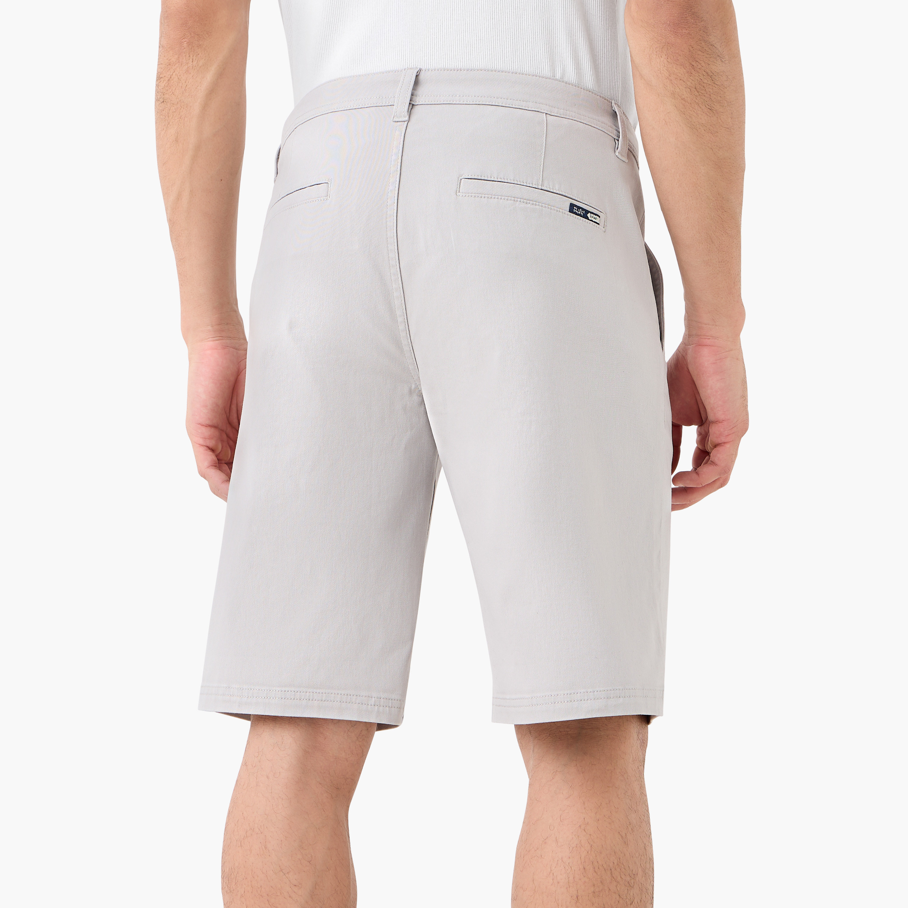 Regular Fit Mid-Rise Shorts with Button Closure and Pockets-men-clothing-bottoms-shorts-image-3