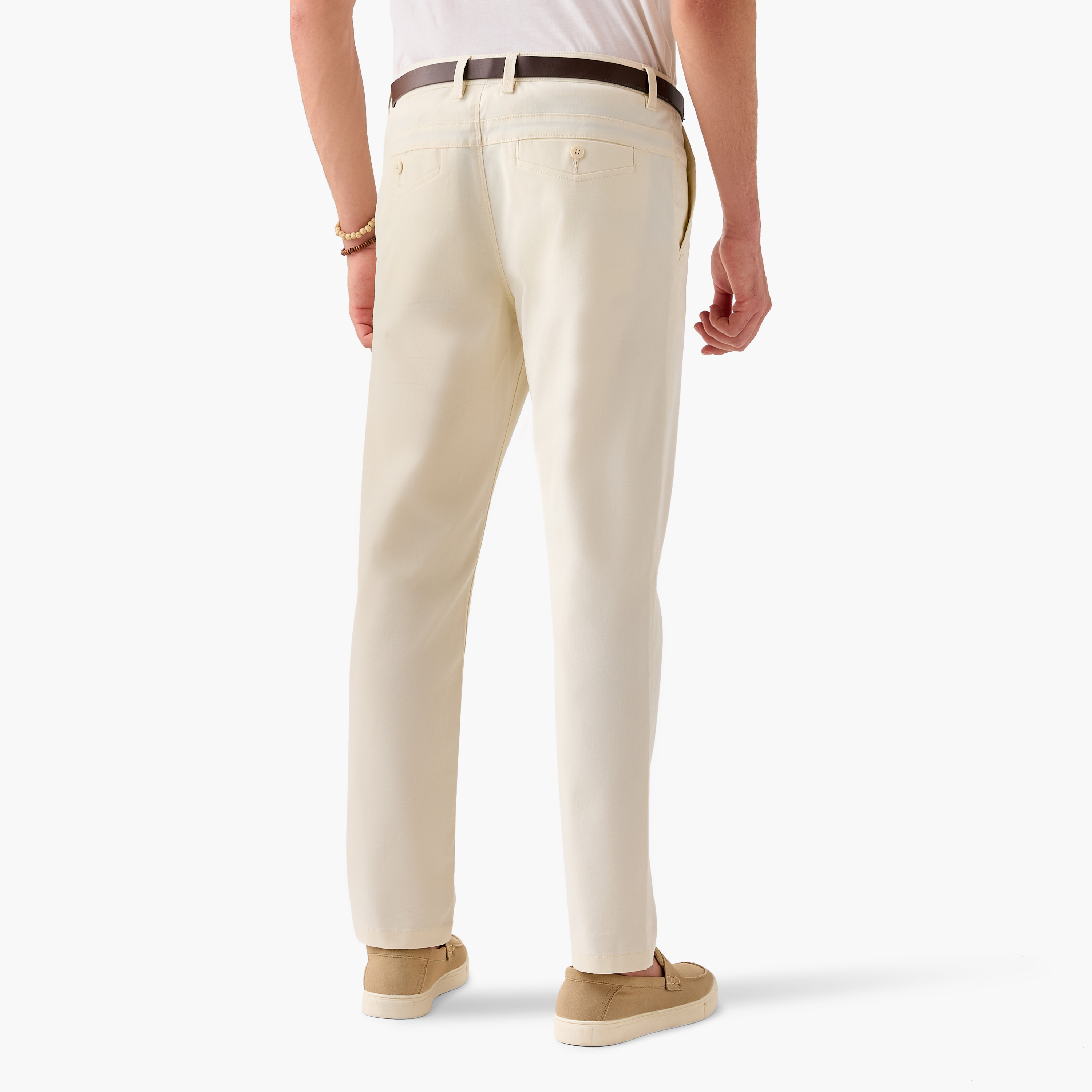 بنطلون تشينو بقصة سليم وحزام وجيوب-men-clothing-bottoms-trousersandchinos-chinos-image-3
