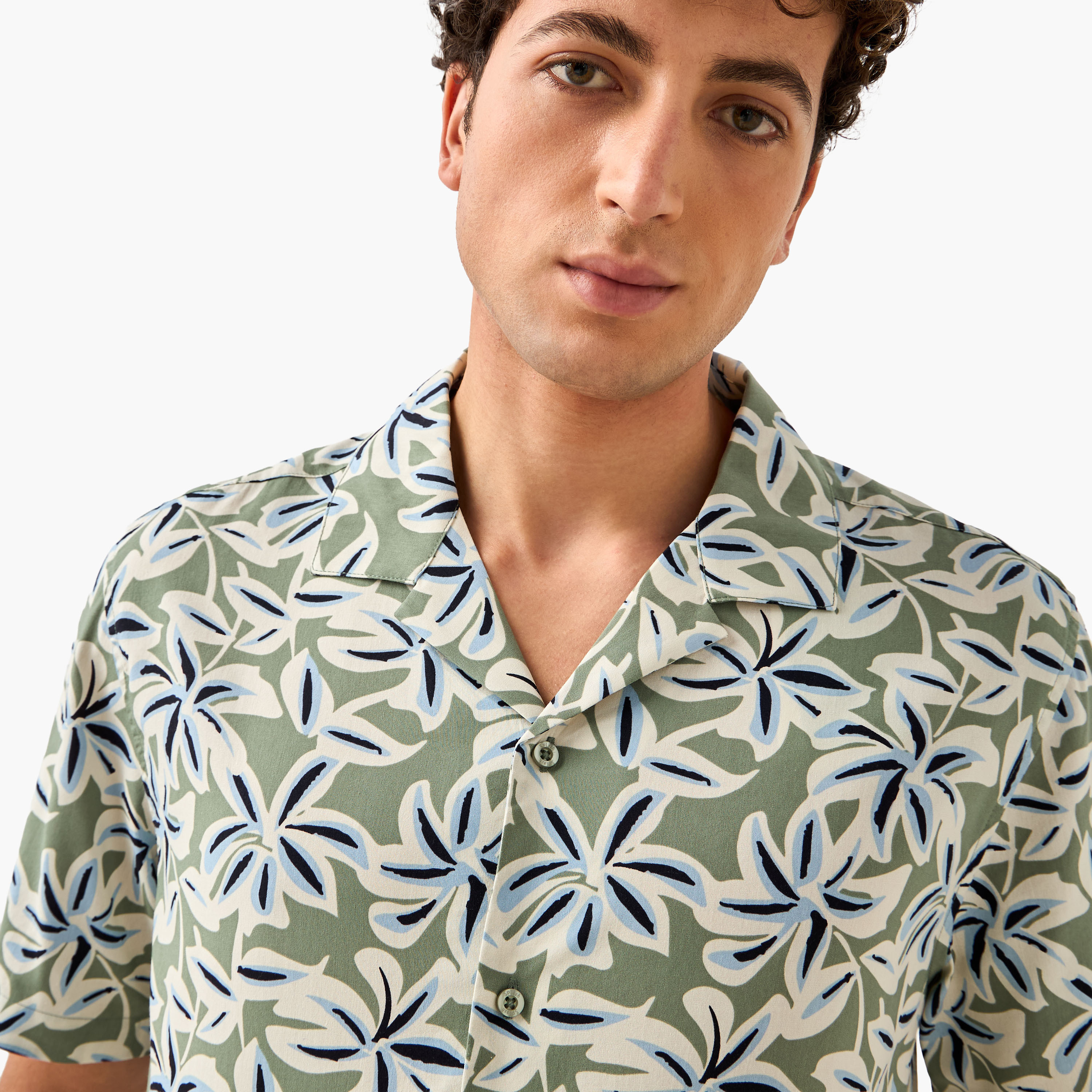 Regular Fit Printed Collared Resort Shirt-men-clothing-shirts-image-4
