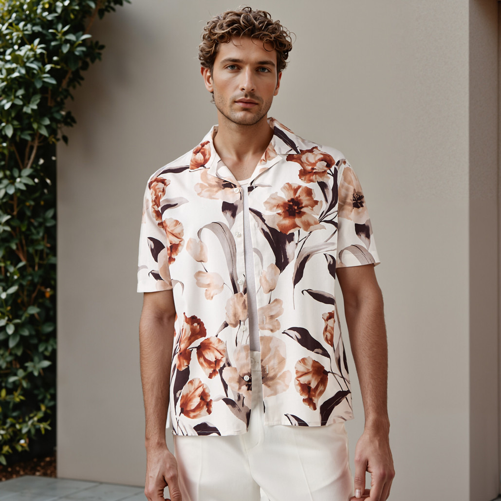 قميص بقصّة عادية وياقة وطبعات-men-clothing-shirts-image-1