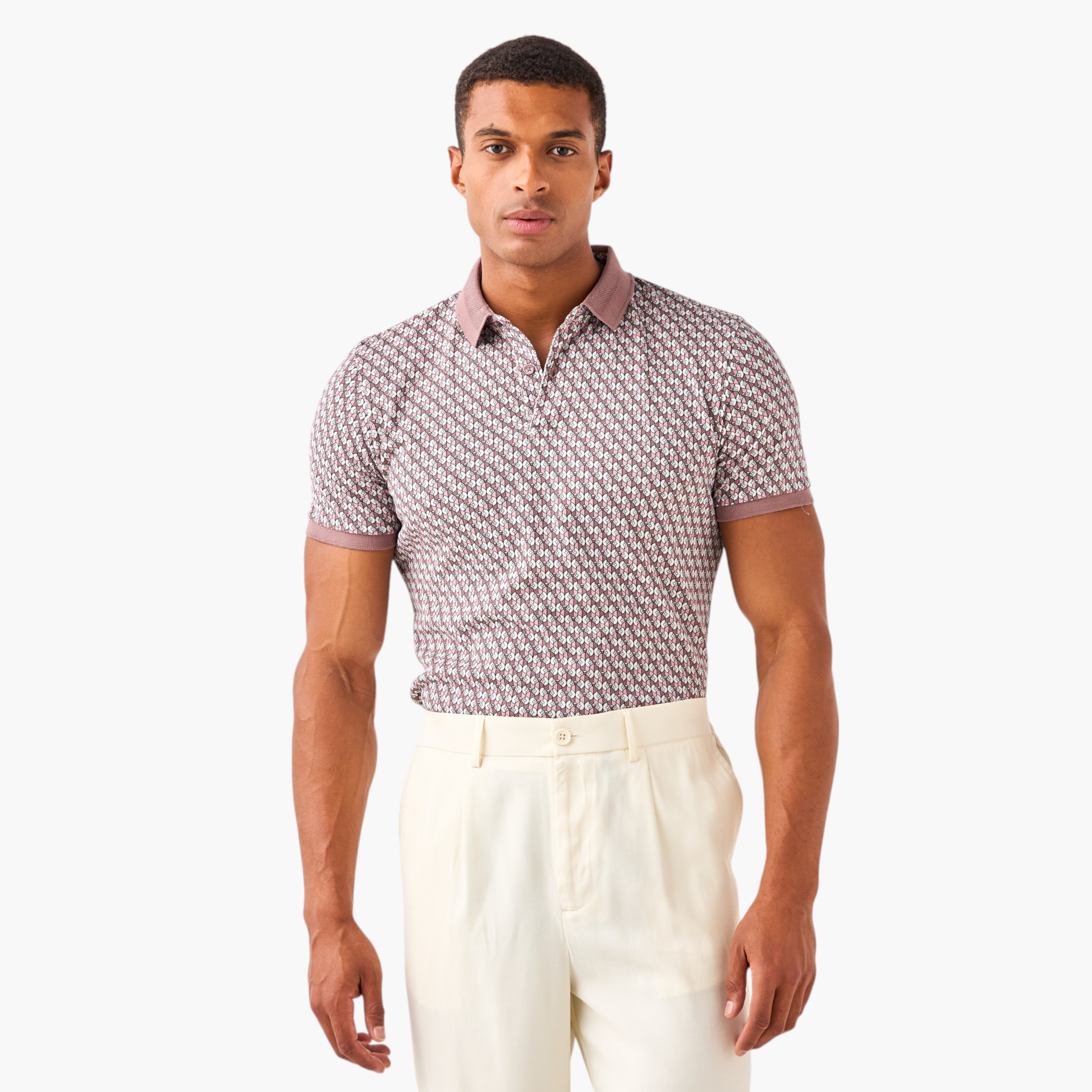 قميص بولو بطبعات وأكمام قصيرة-men-clothing-tshirtsandpolos-polos-image-1