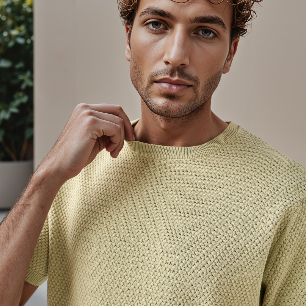 Textured Crew Neck T-shirt-men-clothing-tshirtsandpolos-tshirts-image-4