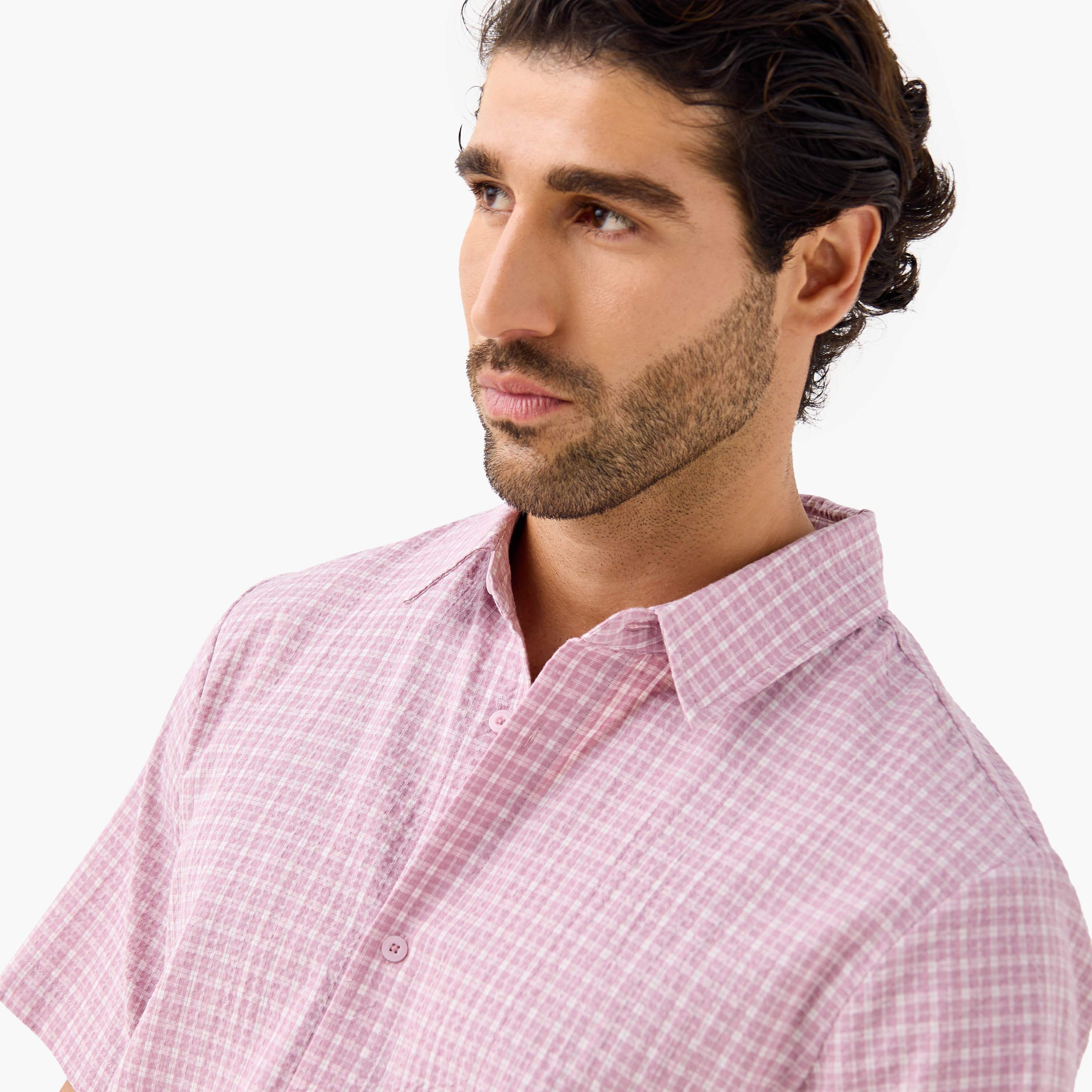 قميص كاروهات بقصّة عادية-men-clothing-shirts-image-4