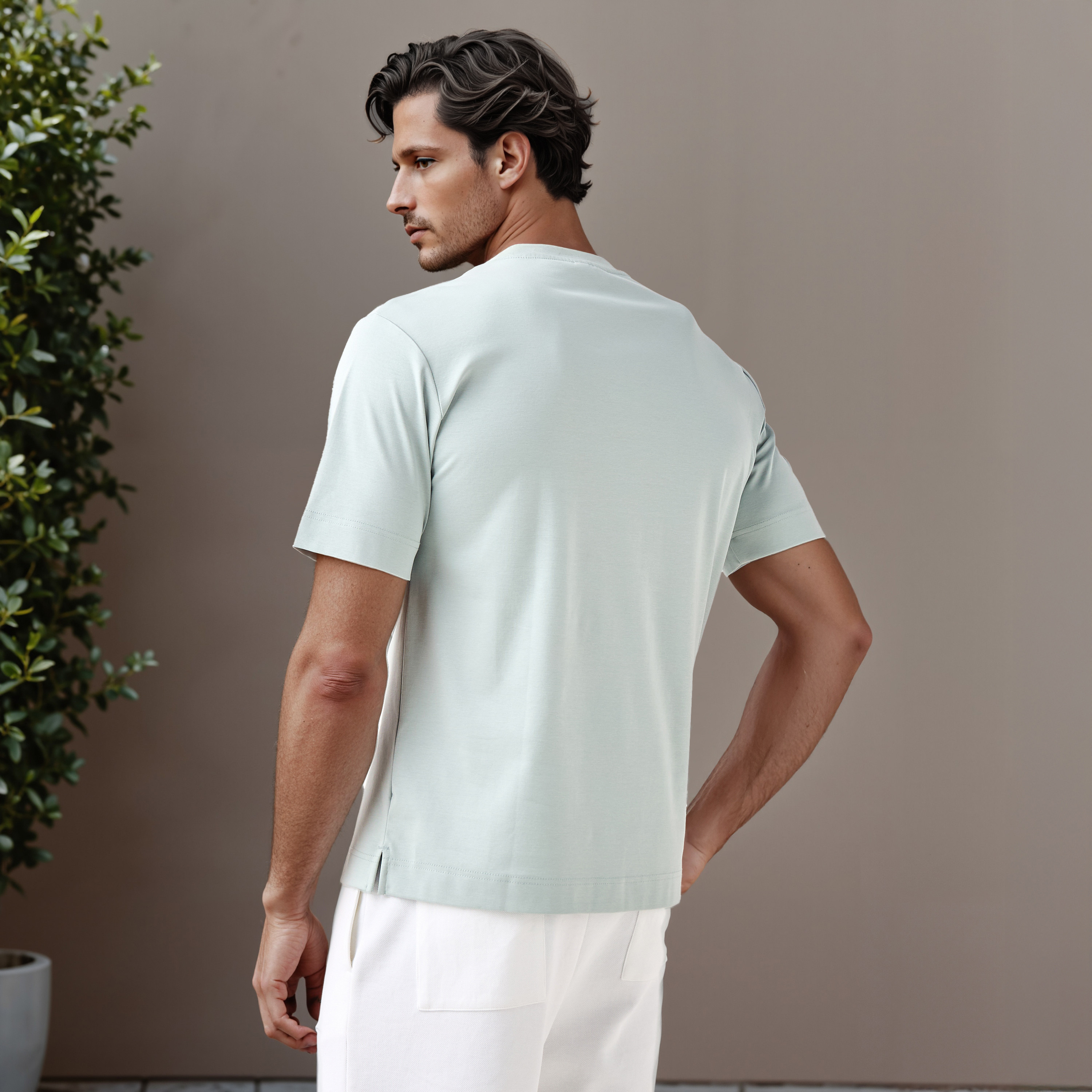 Emperor Applique Detail Crew Neck T-shirt-men-clothing-tshirtsandpolos-tshirts-image-3