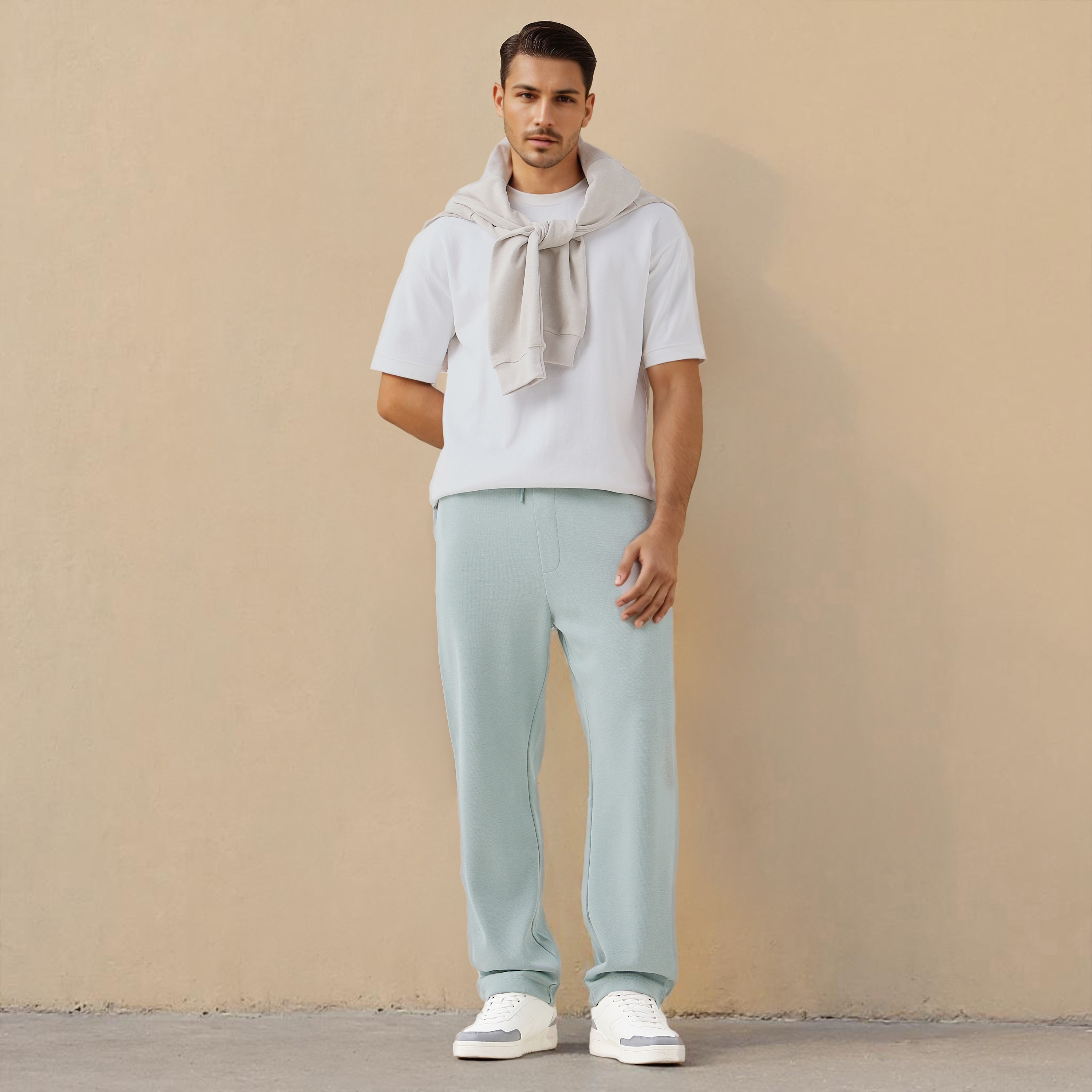Flexi Waist Emperor Trousers with Pockets-men-clothing-bottoms-joggers-image-2