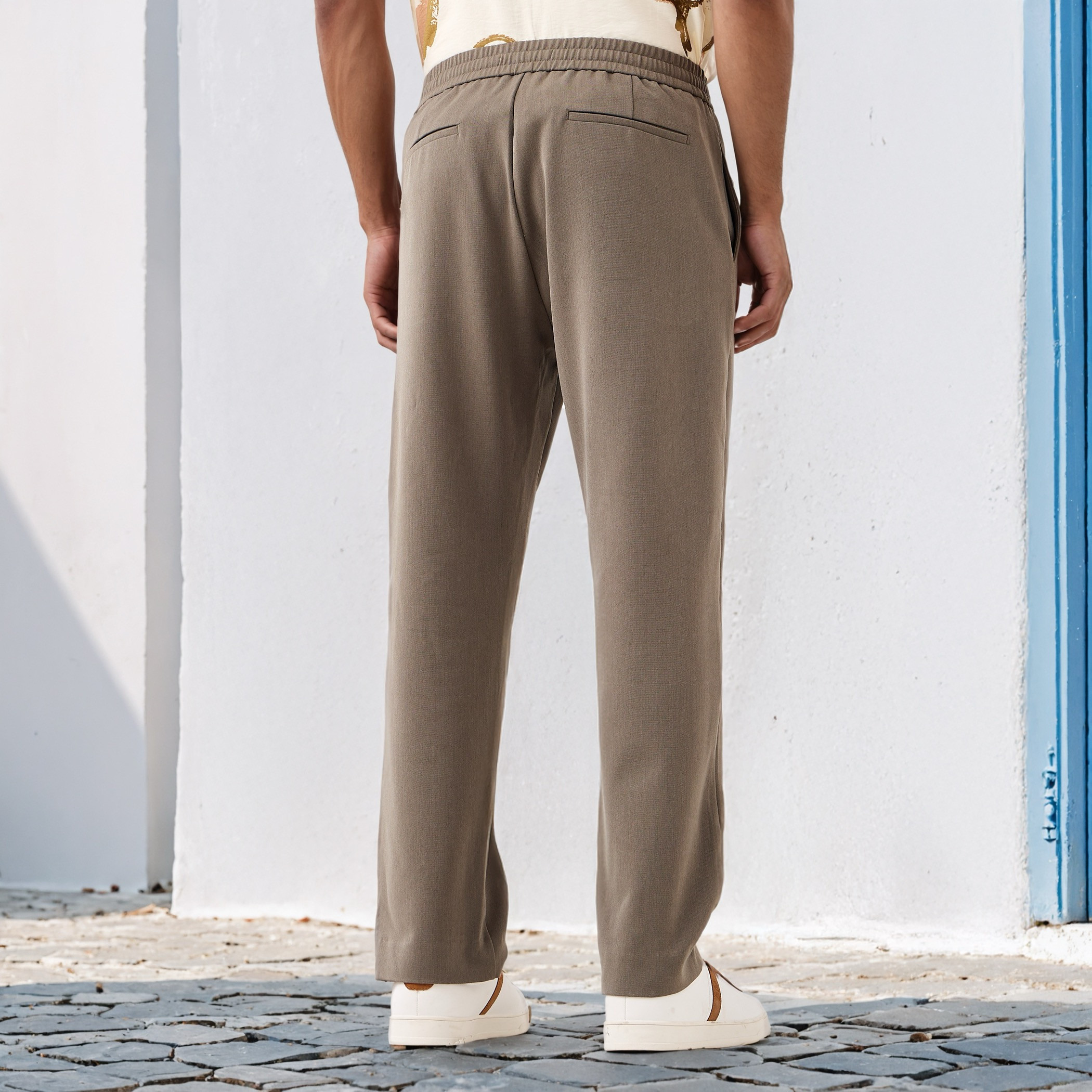 Regular Fit Trousers with Pockets-men-clothing-bottoms-trousersandchinos-trousers-image-3