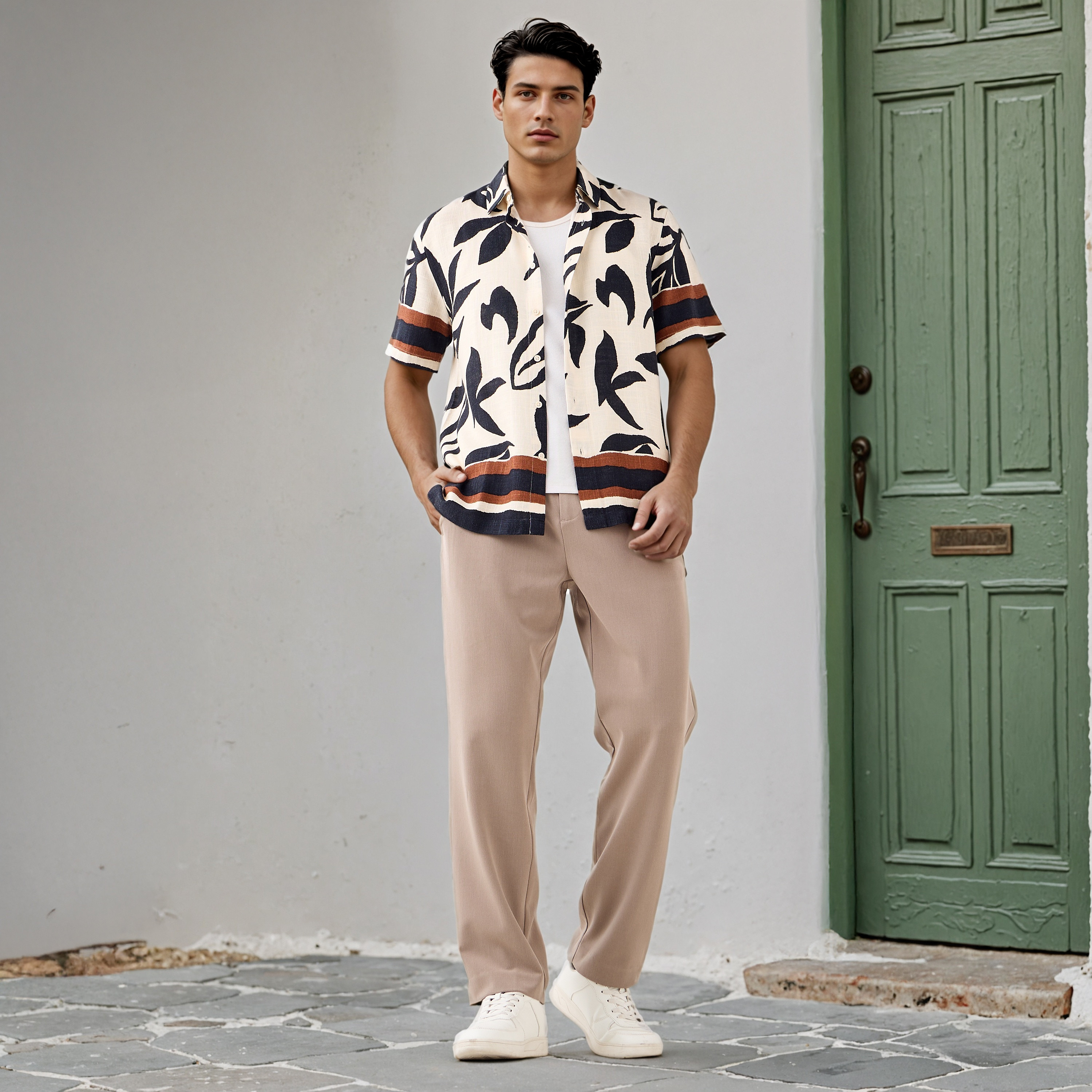 بنطلون بقصة عادية وجيوب-men-clothing-bottoms-trousersandchinos-trousers-image-22