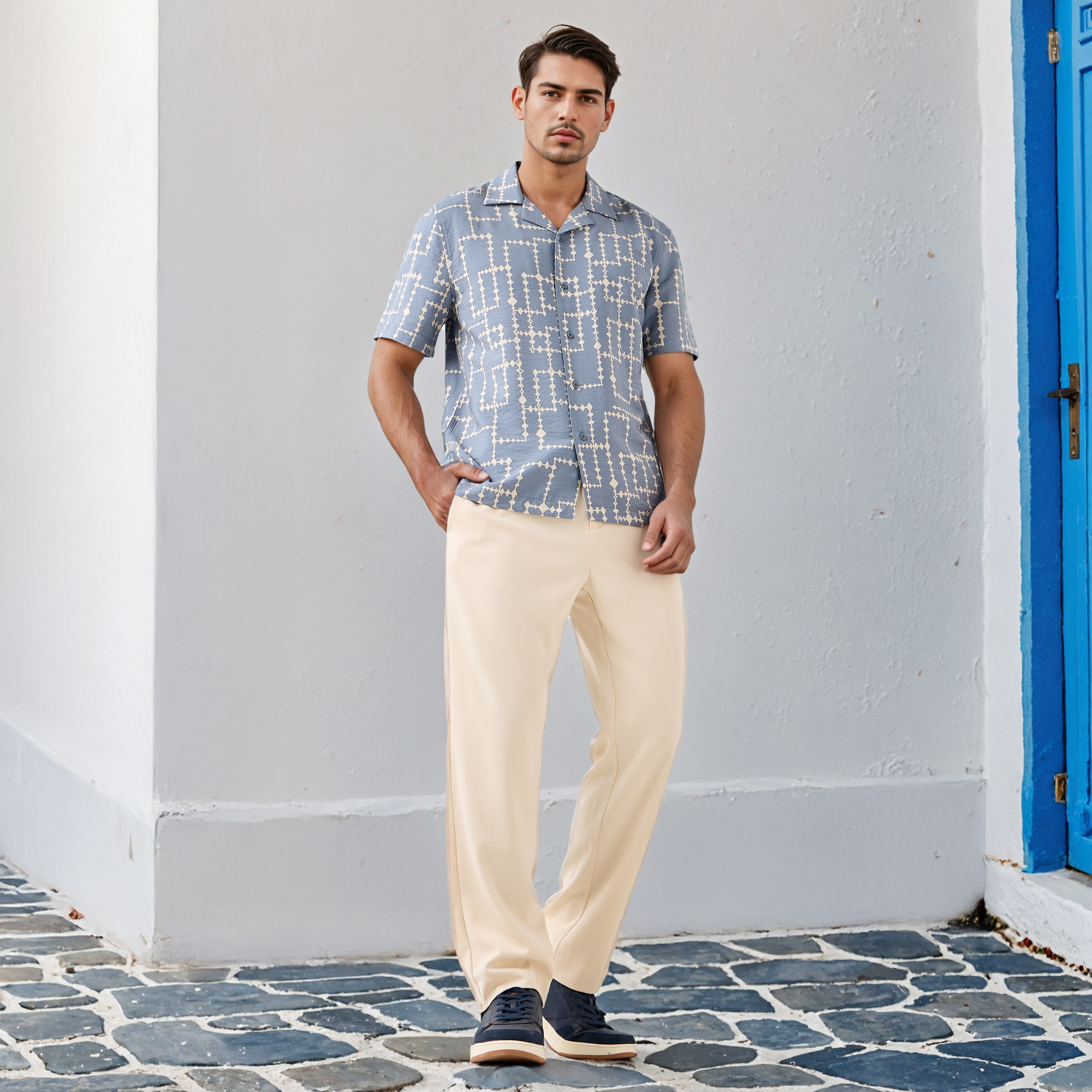 بنطلون بقصة عادية وجيوب-men-clothing-bottoms-trousersandchinos-trousers-image-7