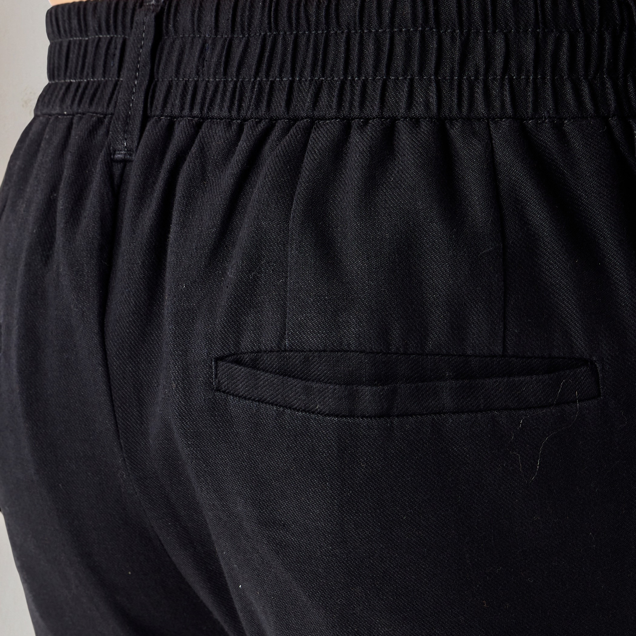 Relaxed Fit Pleated Linen Flexi Waist Trousers-men-clothing-bottoms-trousersandchinos-trousers-image-5