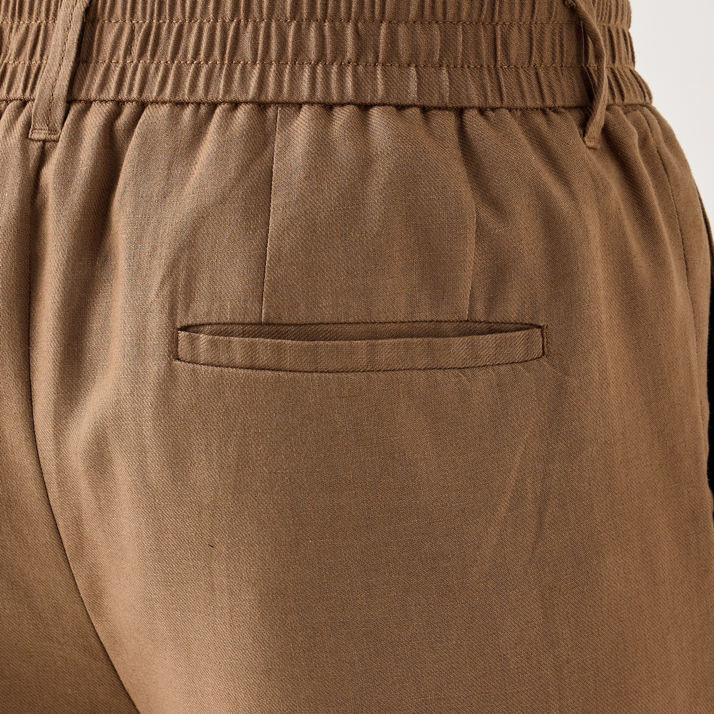 Relaxed Fit Pleated Linen Flexi Waist Trousers-men-clothing-bottoms-trousersandchinos-trousers-image-5