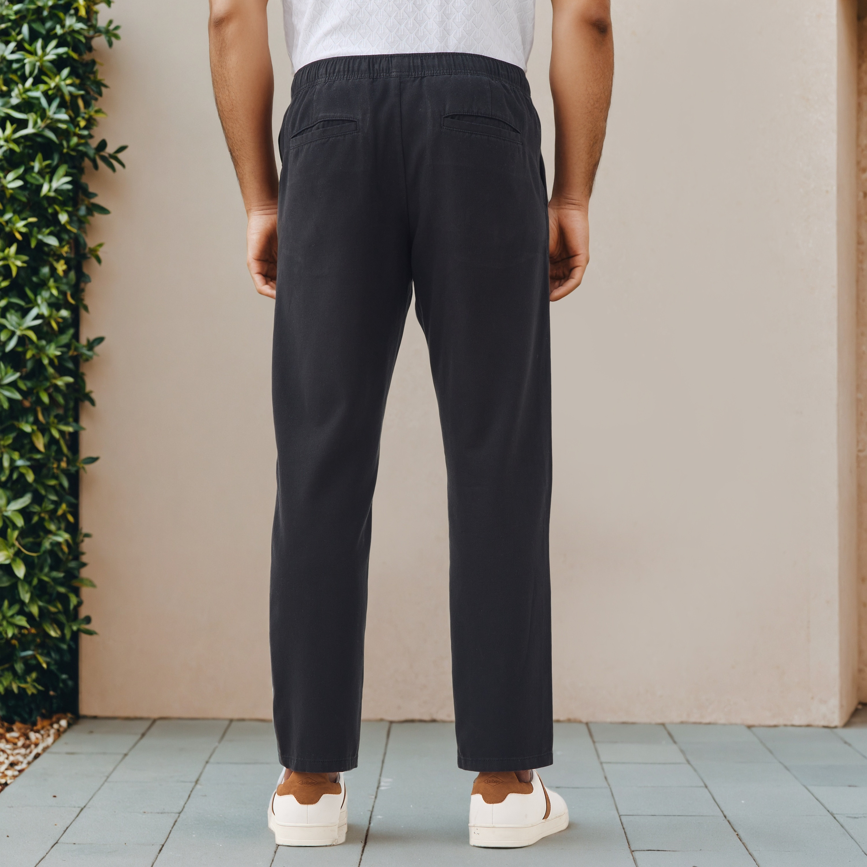 Regular Fit Flexi Waist Trousers-men-clothing-bottoms-trousersandchinos-trousers-image-3
